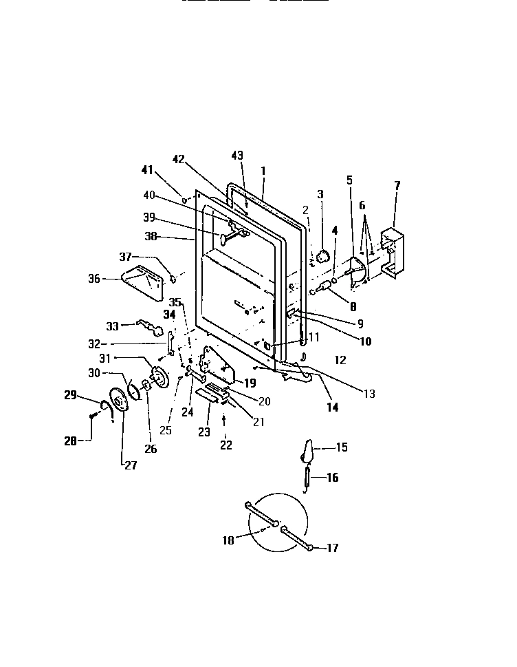 05 - DOOR-DISPENSER & INNER PANELS