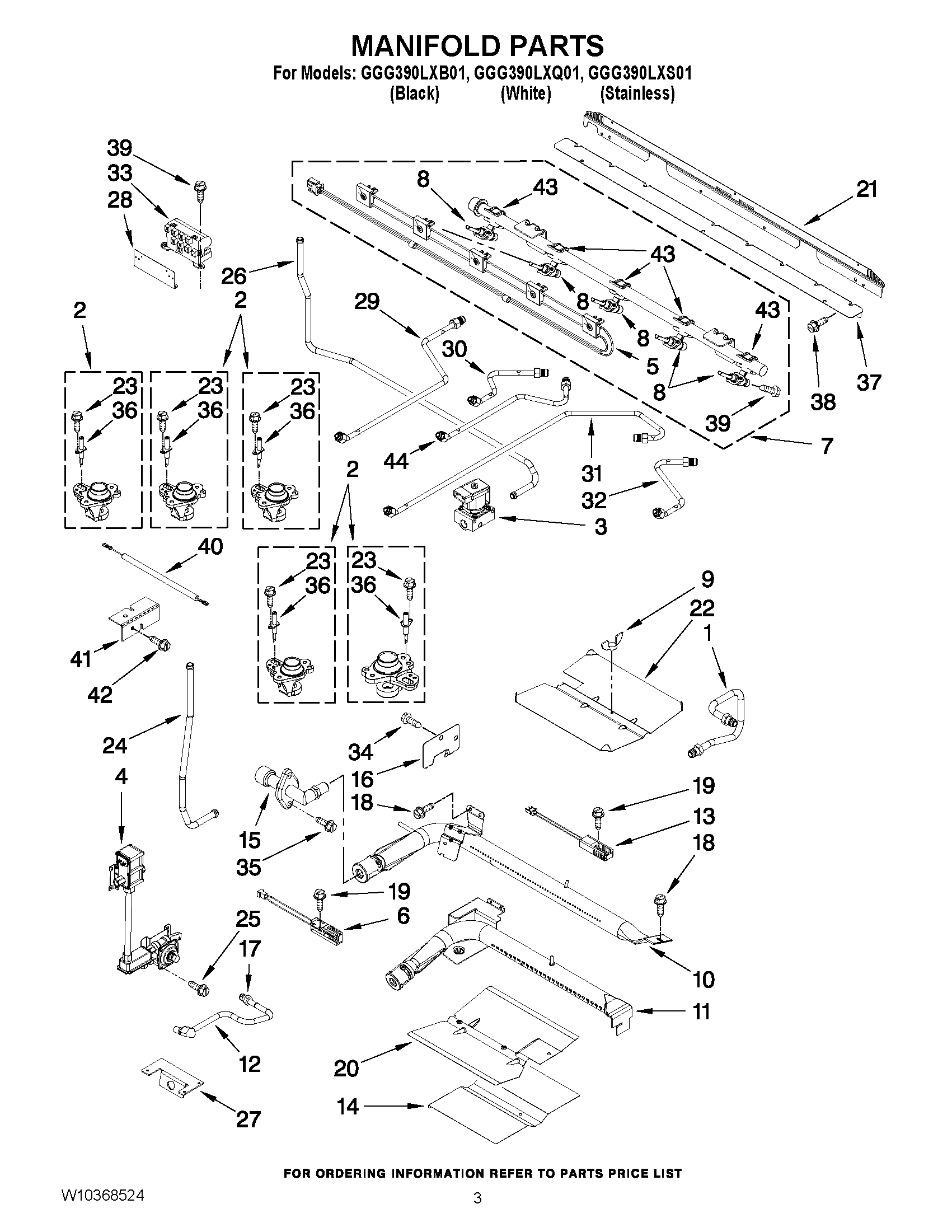 03 - MANIFOLD PARTS