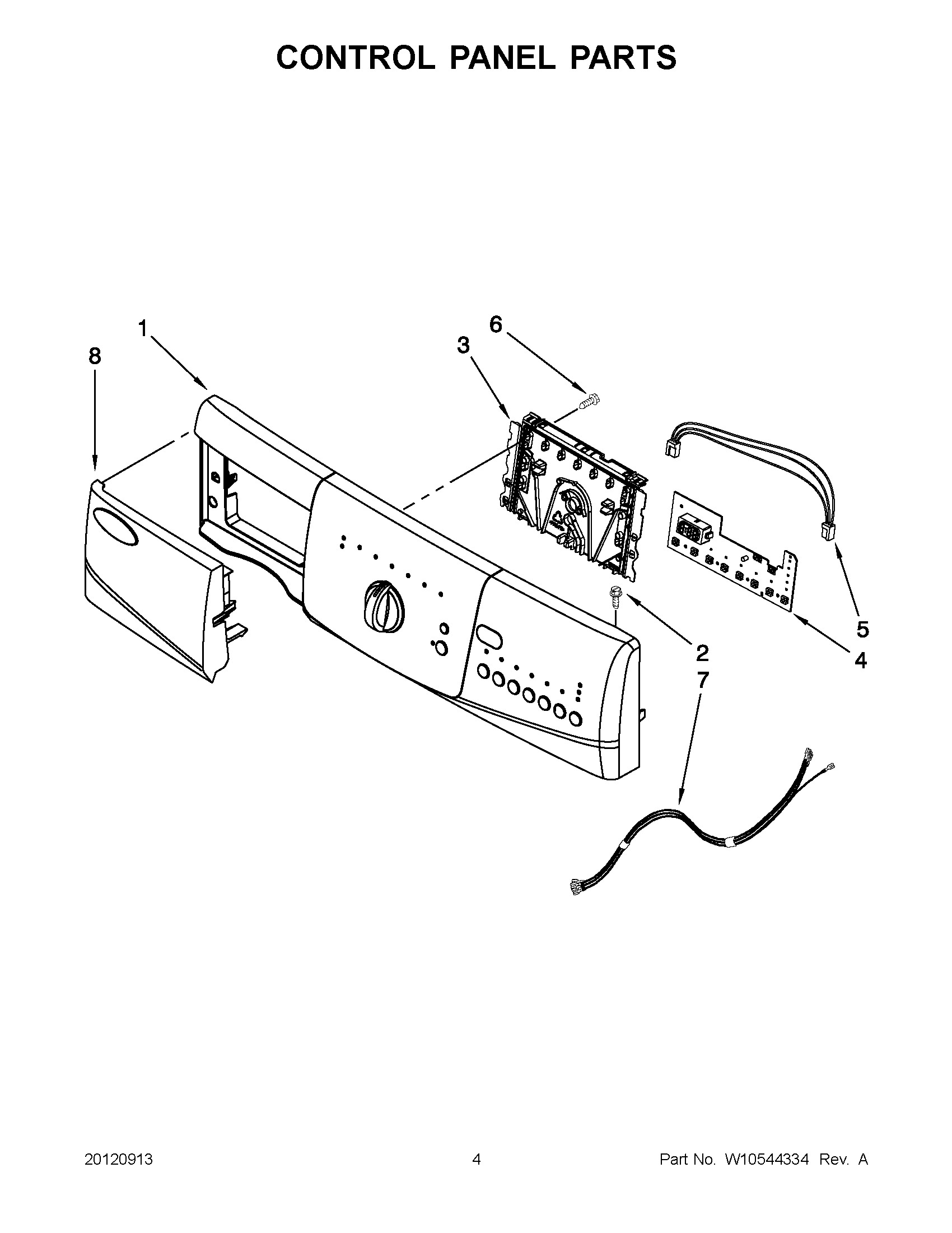 02 - CONTROL PANEL PARTS