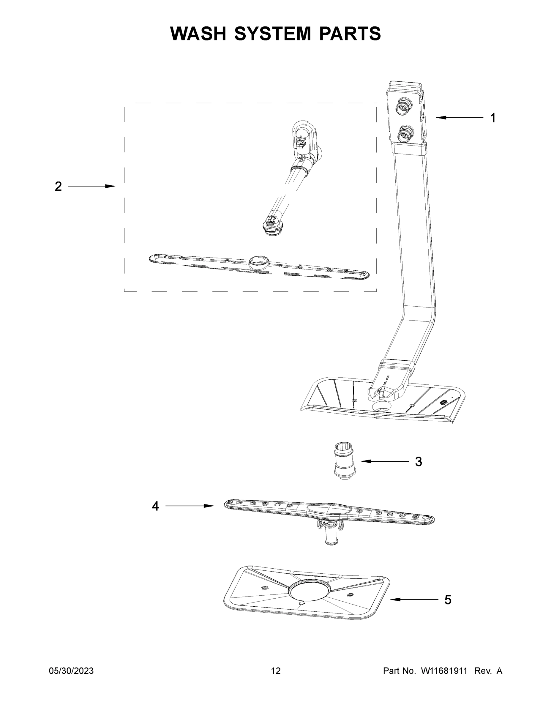 07 - WASH SYSTEM PARTS