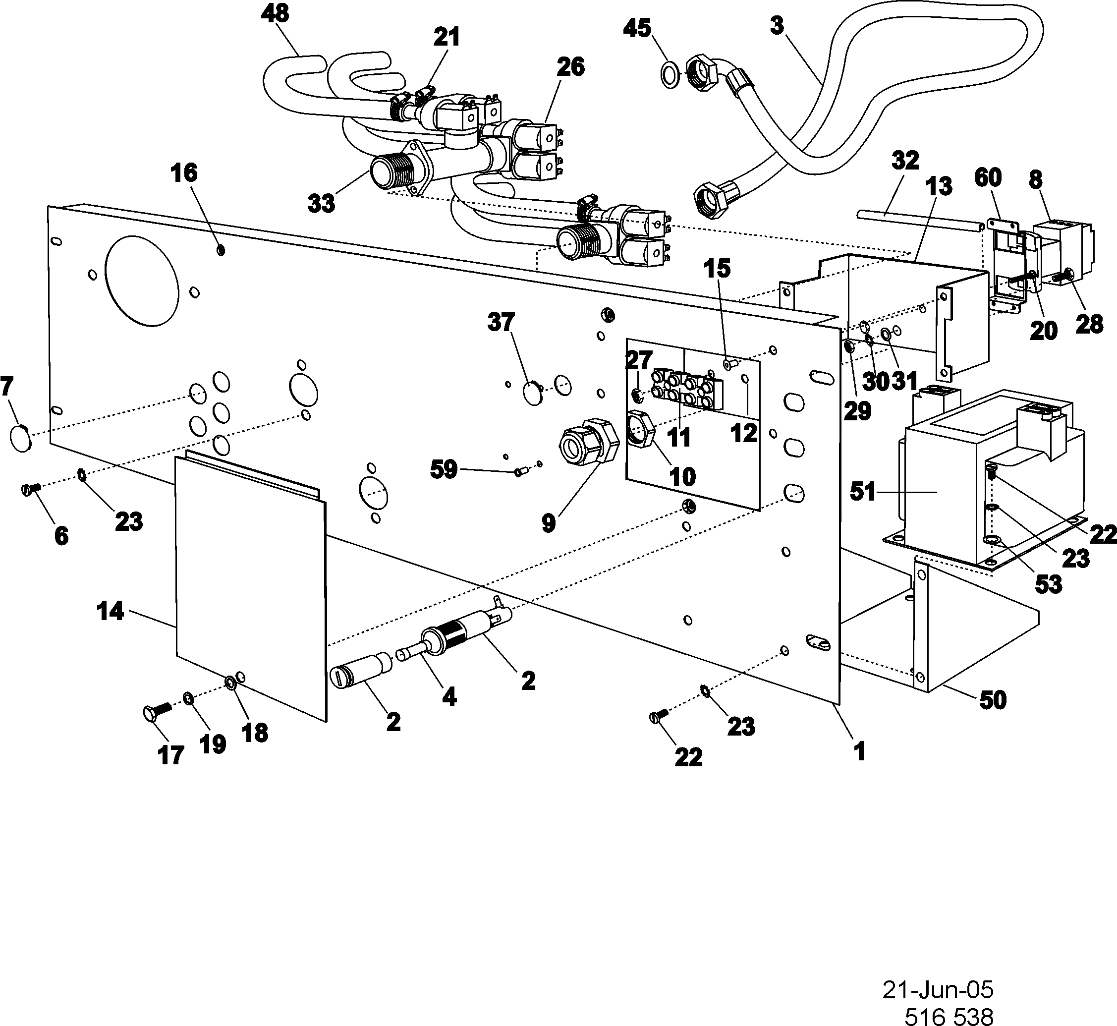 12 - REAR PANEL AND VALVES
