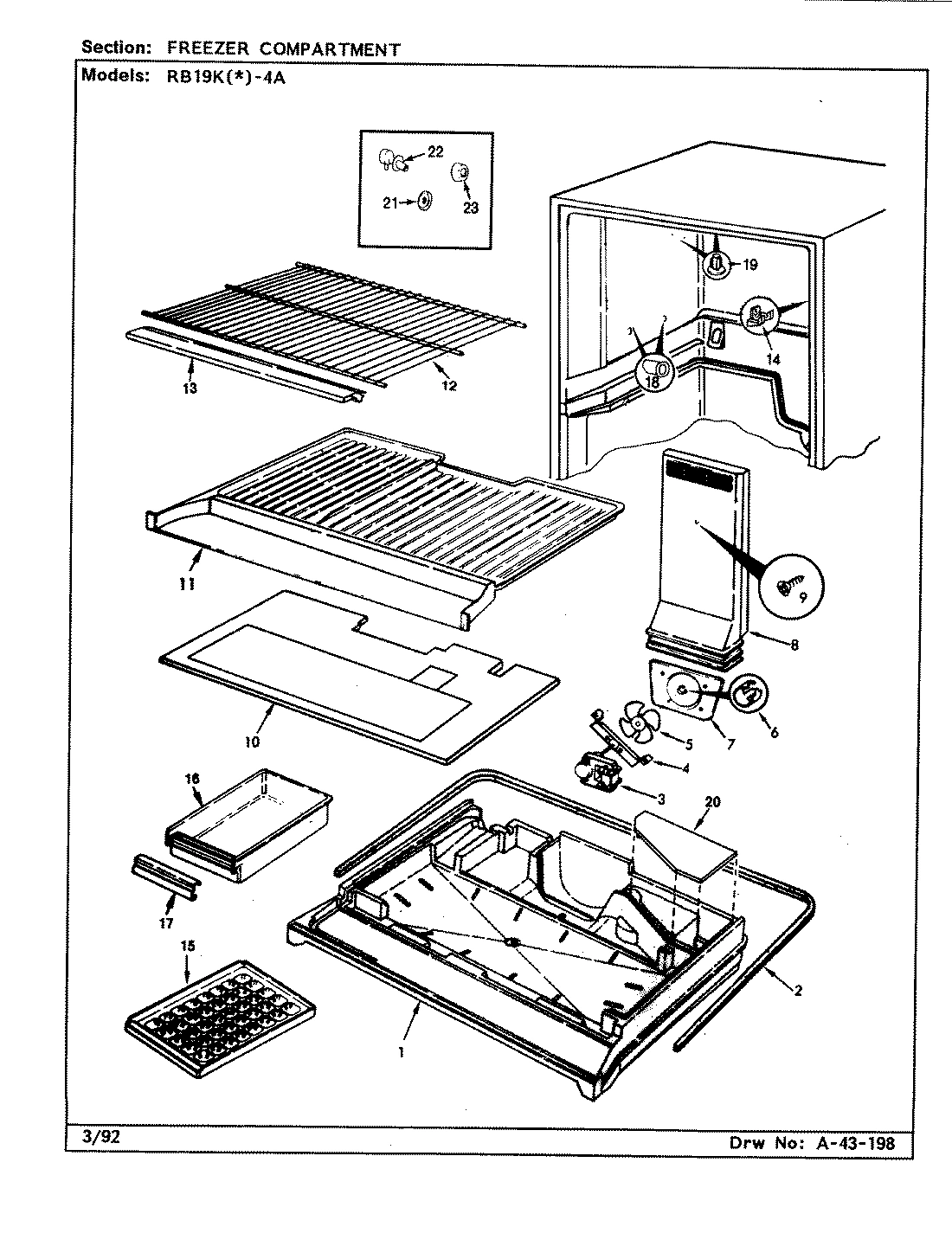 02 - FREEZER COMPARTMENT