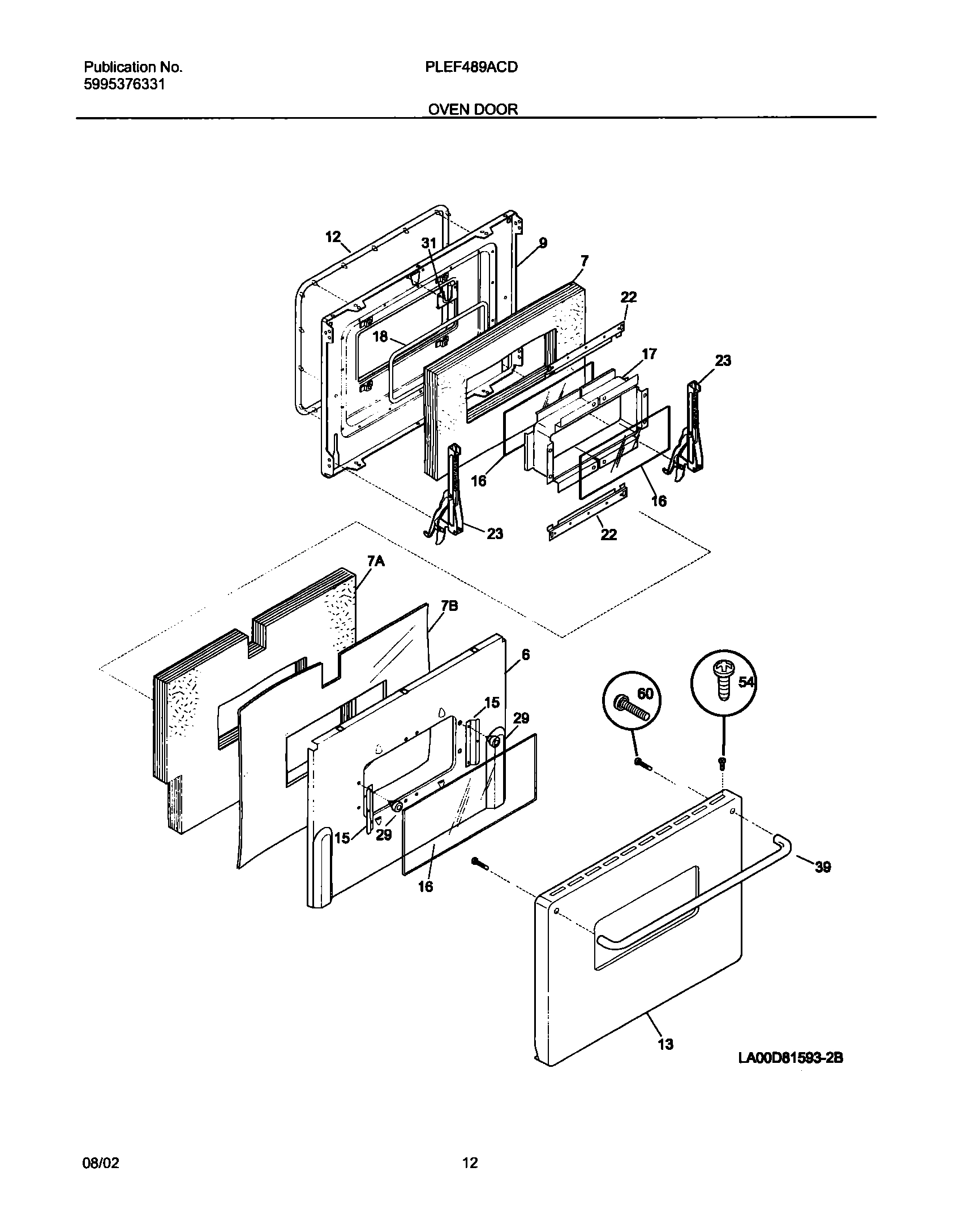 11 - OVEN DOOR