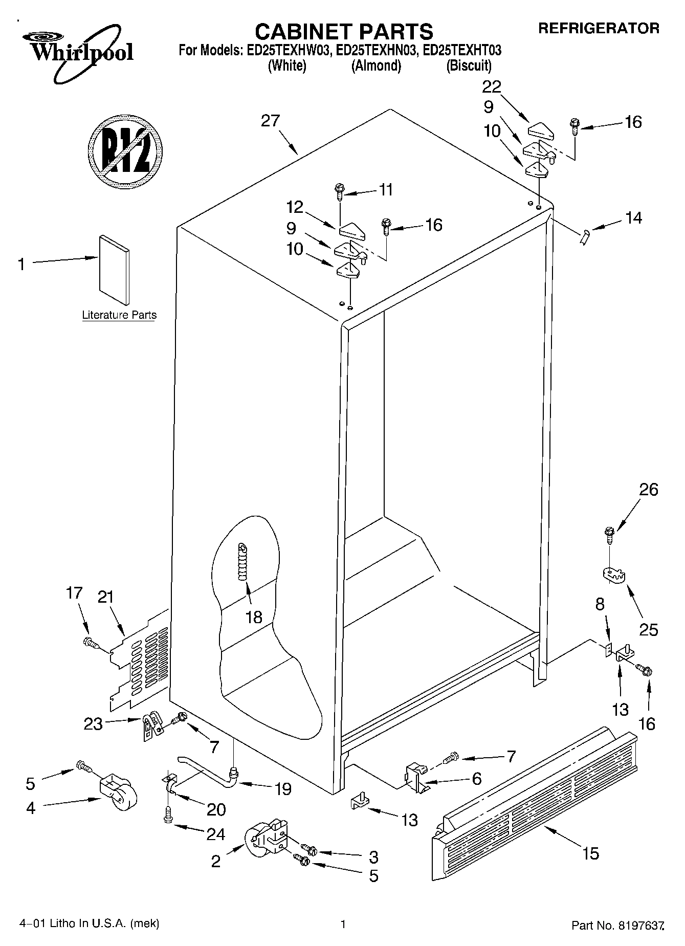 01 - CABINET, LITERATURE