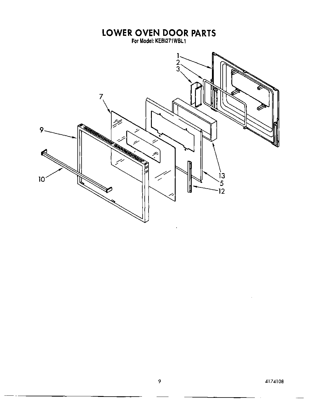 06 - LOWER OVEN DOOR