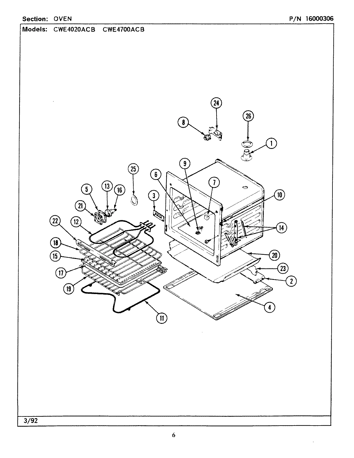 04 - OVEN (CWE4020ACB, CWE4700ACB)