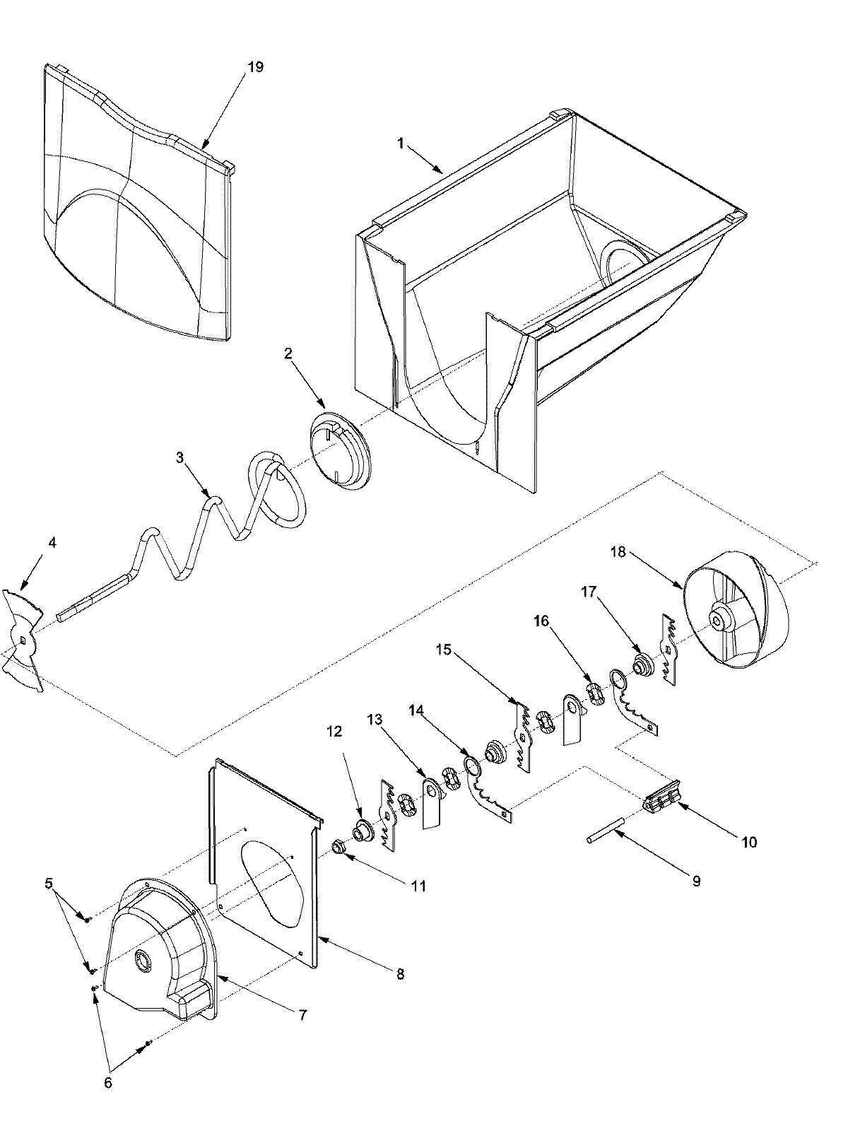 11 - ICE BUCKET ASSY