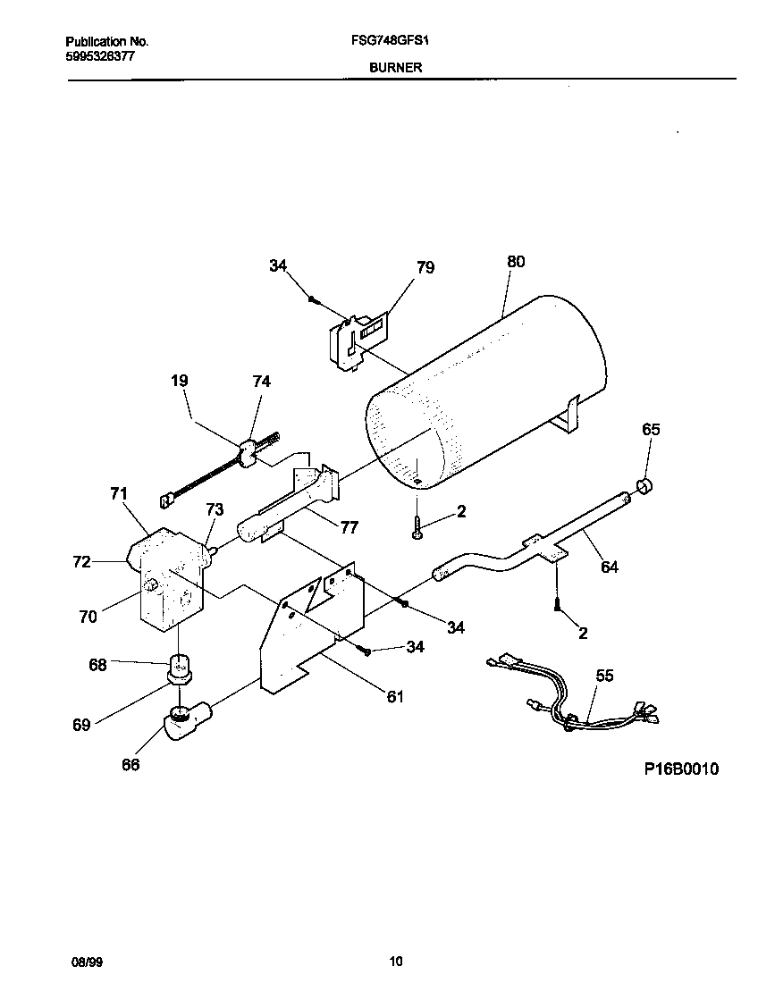 06 - P16B0010 BURNER,VALVE