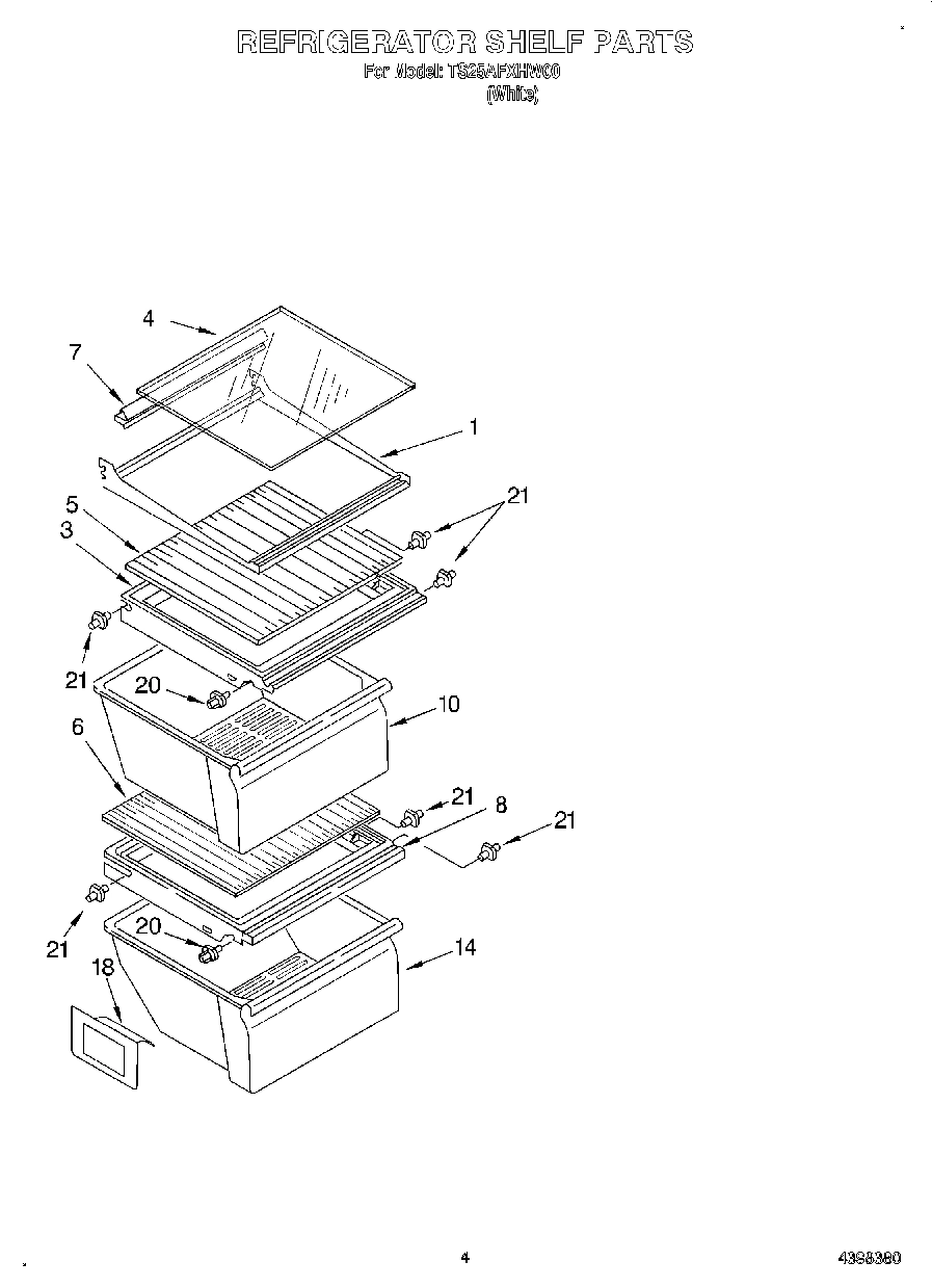 03 - REFRIGERATOR SHELF