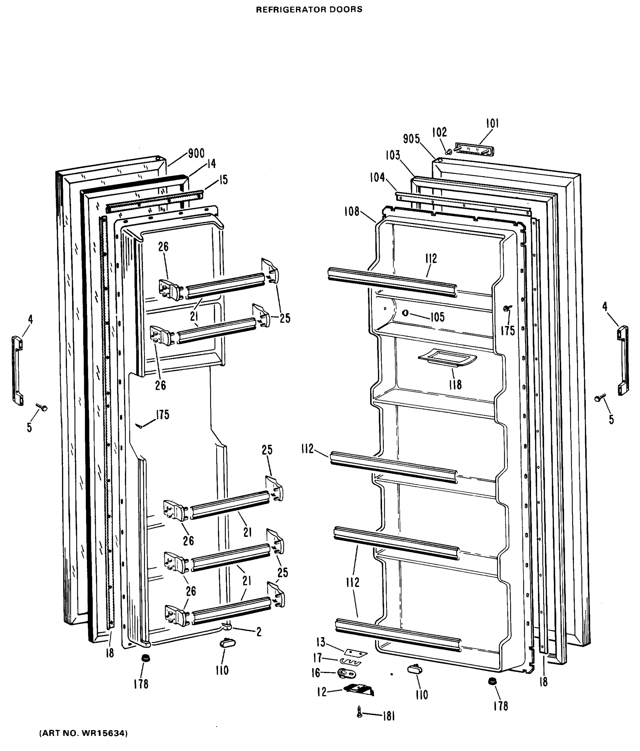 REFRIGERATOR DOORS