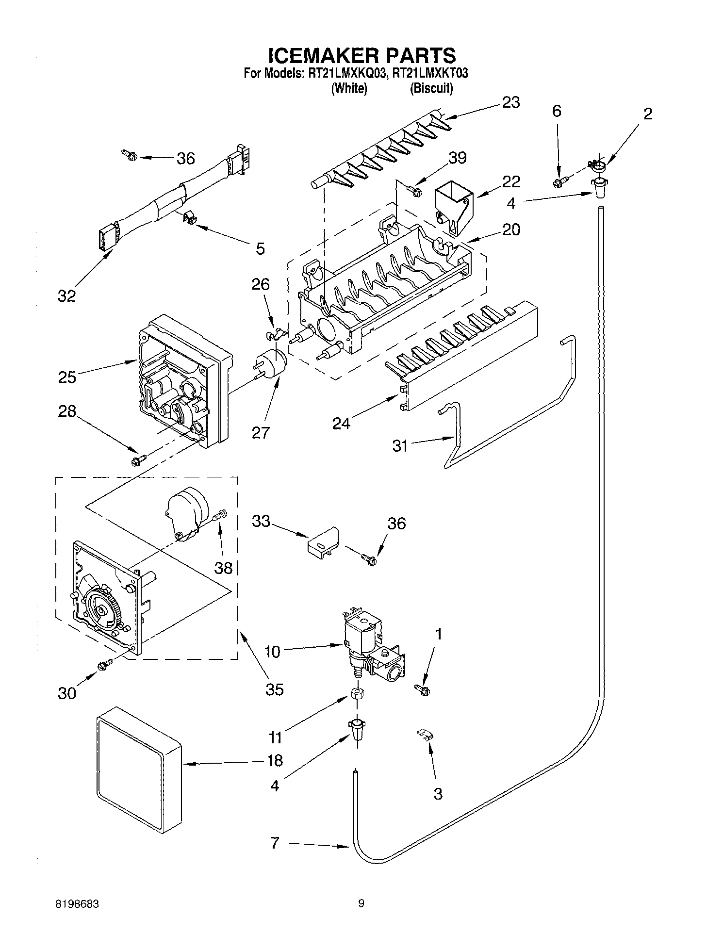 05 - ICEMAKER PARTS