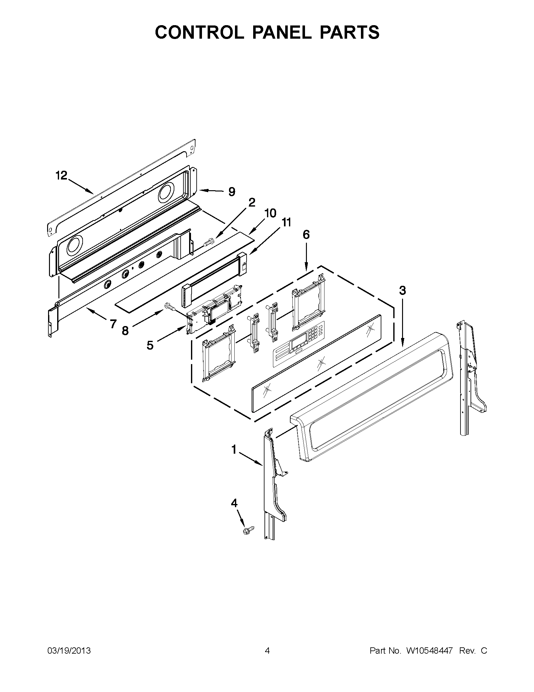 02 - CONTROL PANEL PARTS