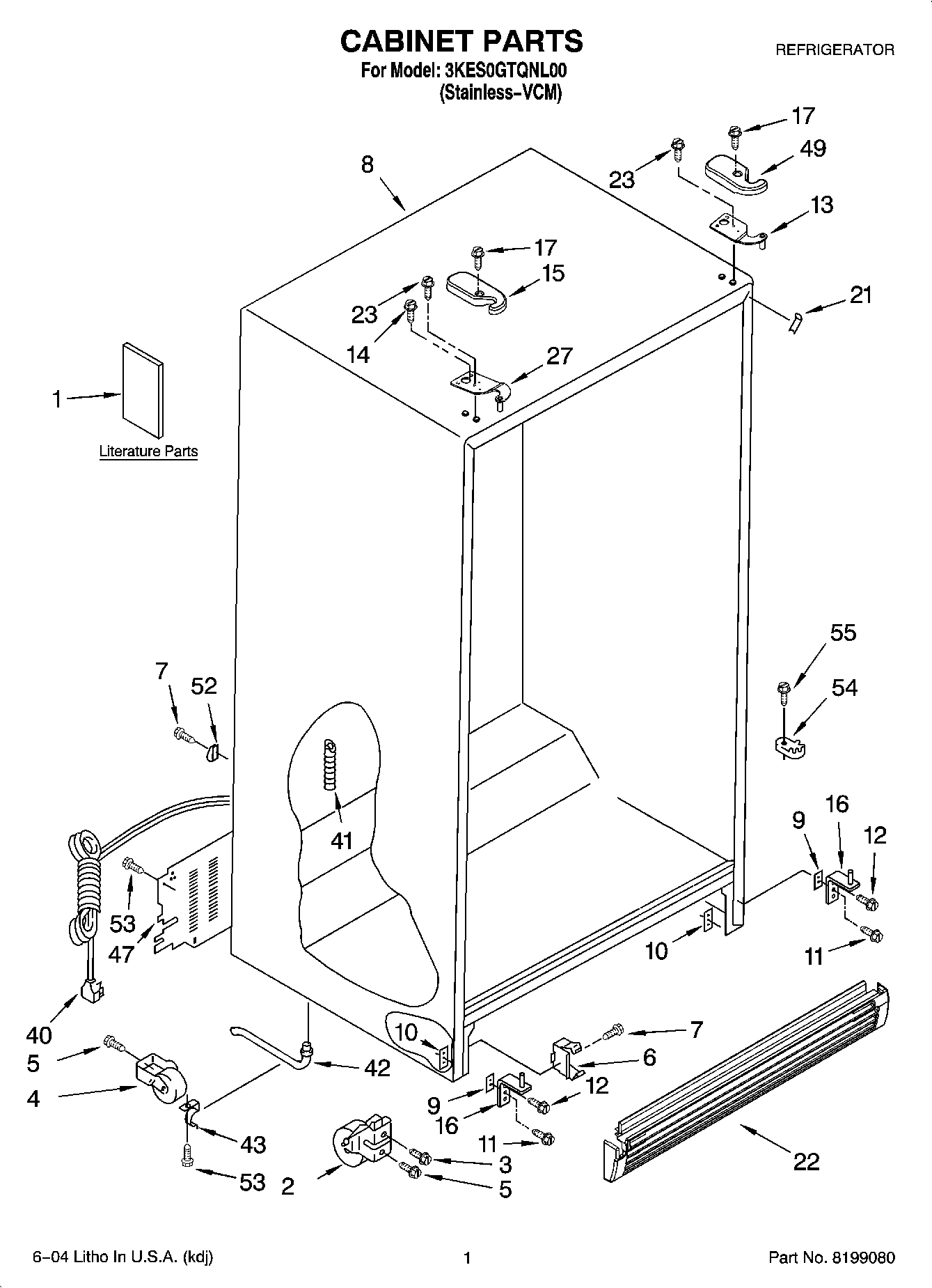 01 - CABINET PARTS
