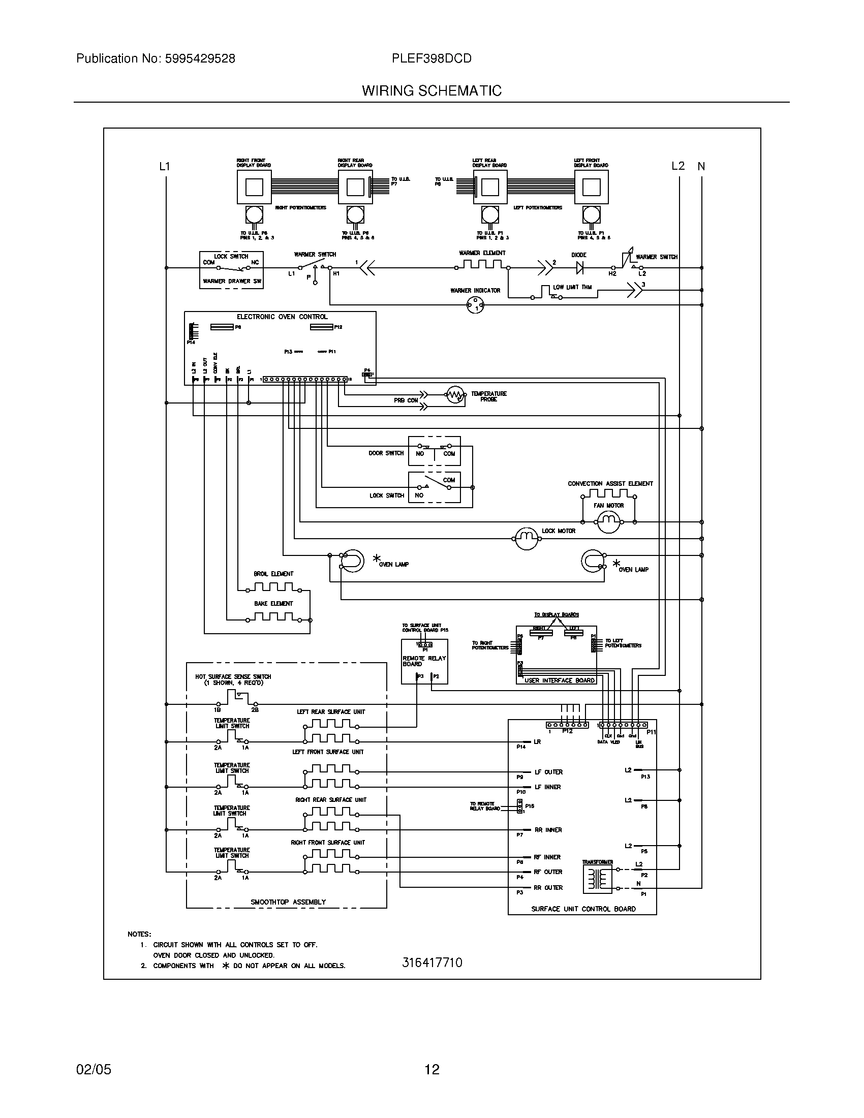 12 - WIRING SCHEMATIC