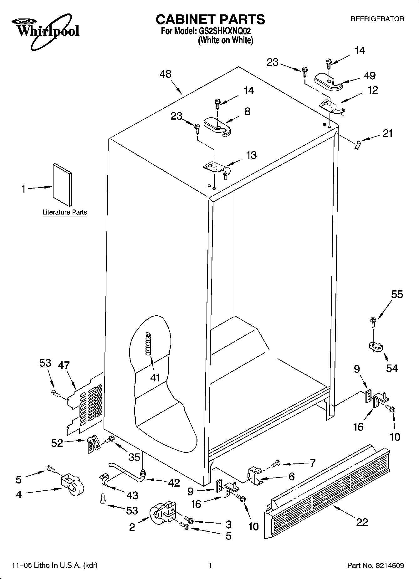 01 - CABINET PARTS