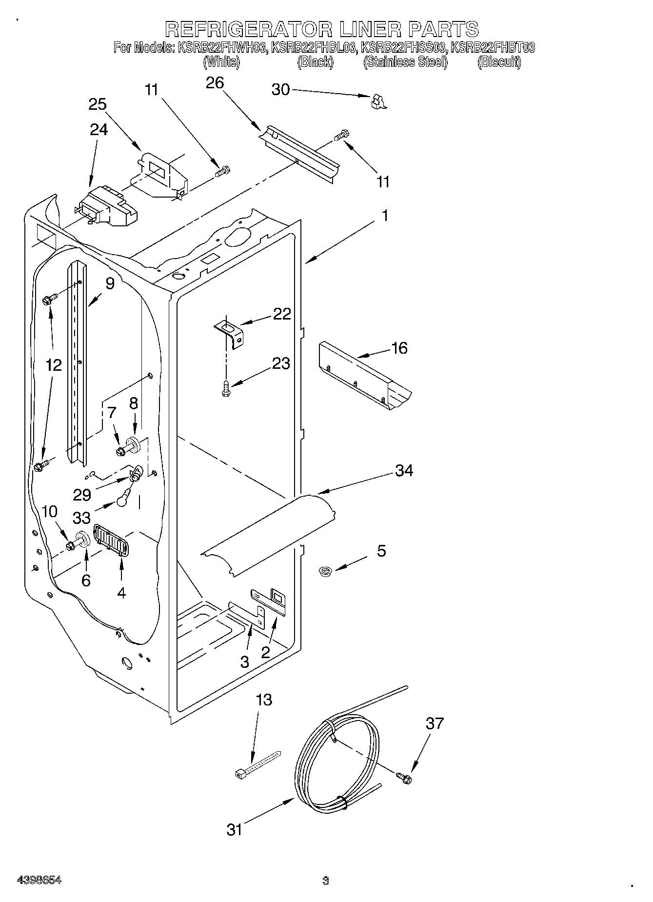 02 - REFRIGERATOR LINER
