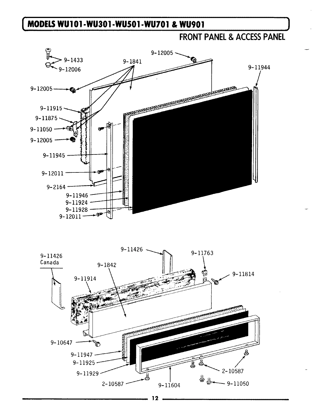 04 - FRONT PANEL & ACCESS PANEL