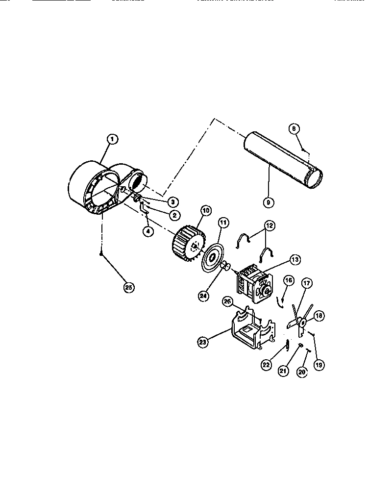 05 - MOTOR, FAN HOUSING, EXHAUST DUCT