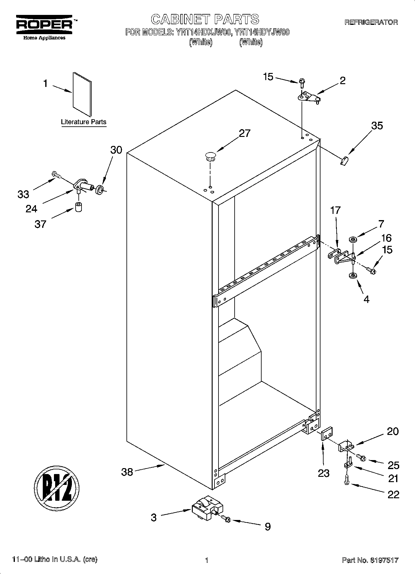 01 - CABINET PARTS
