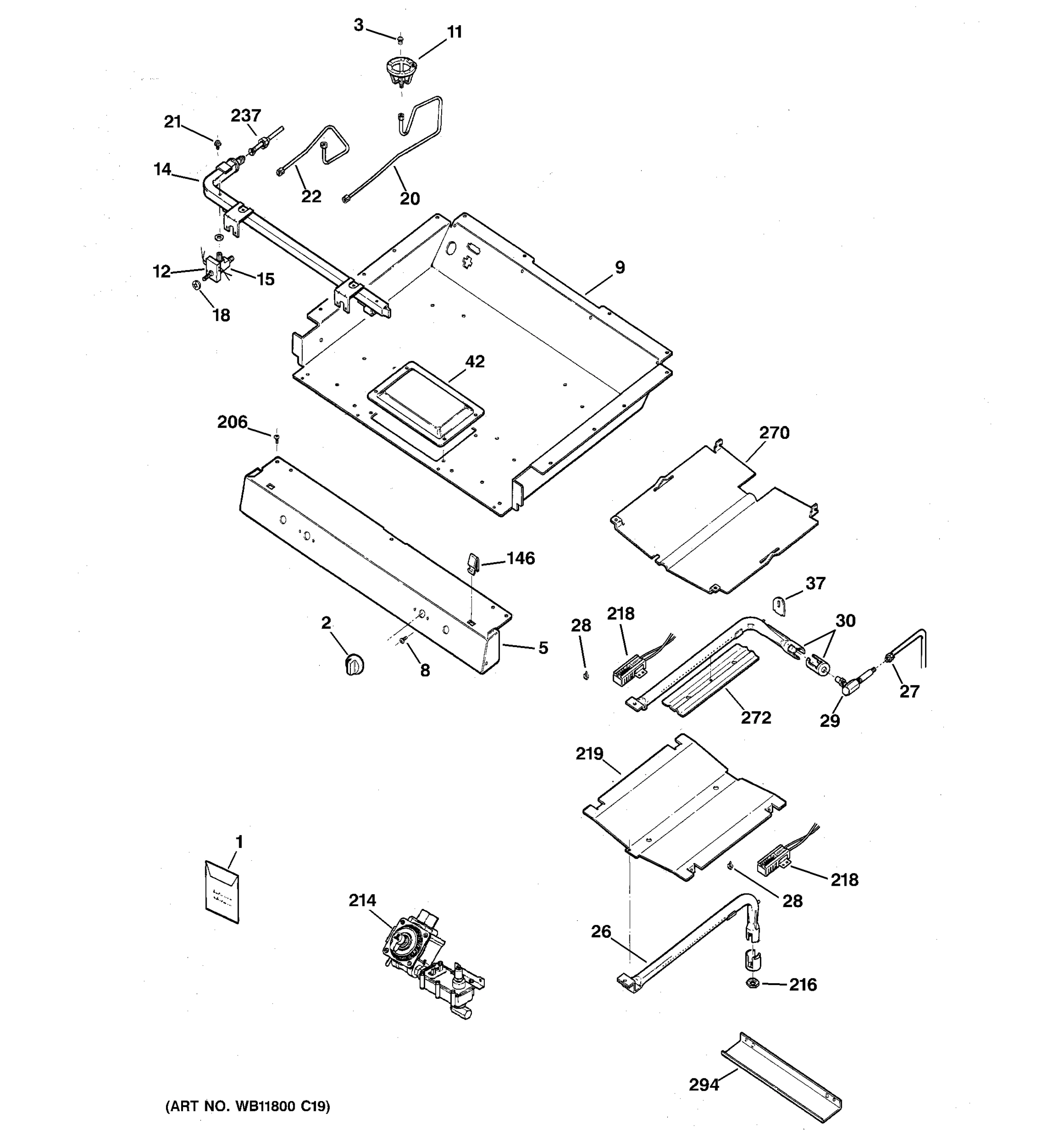 GAS & BURNER PARTS