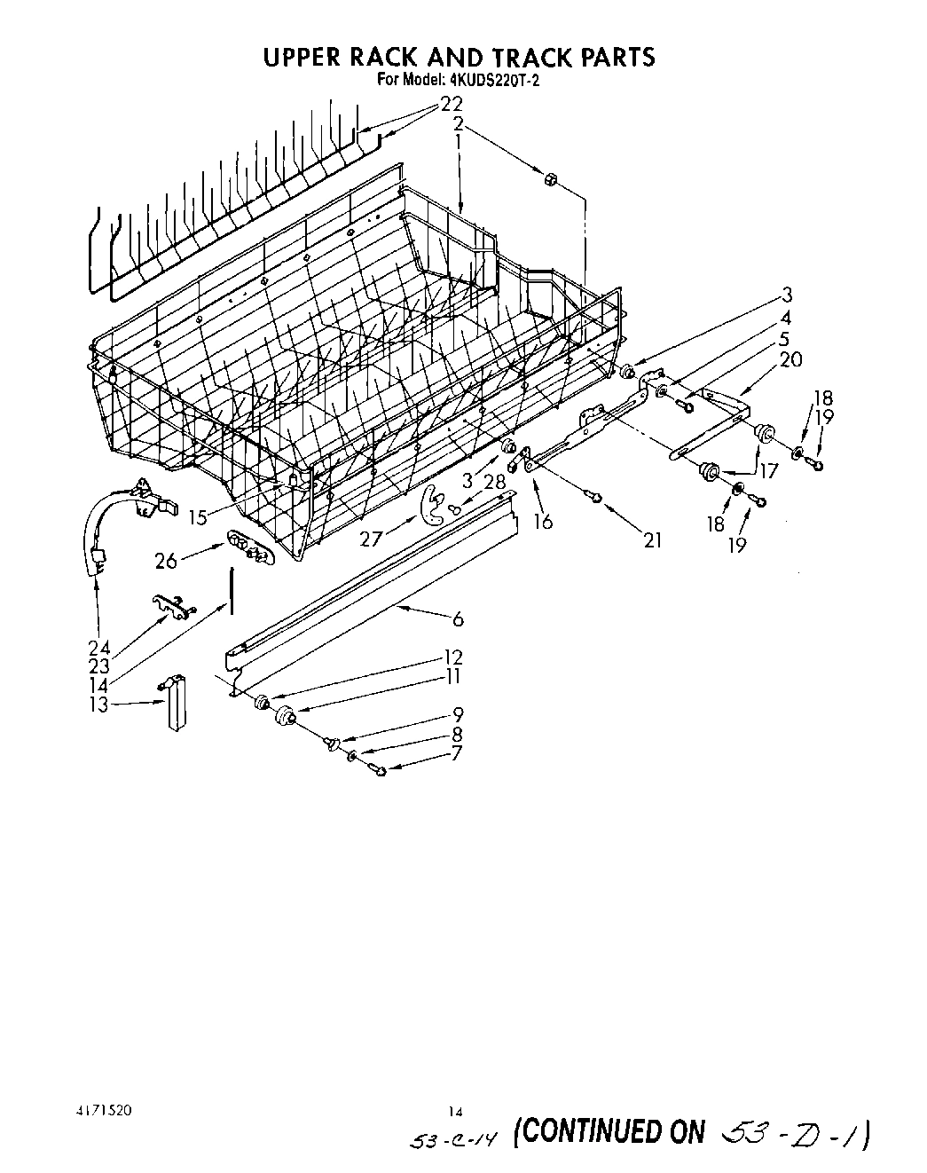 11 - UPPER RACK AND TRACK