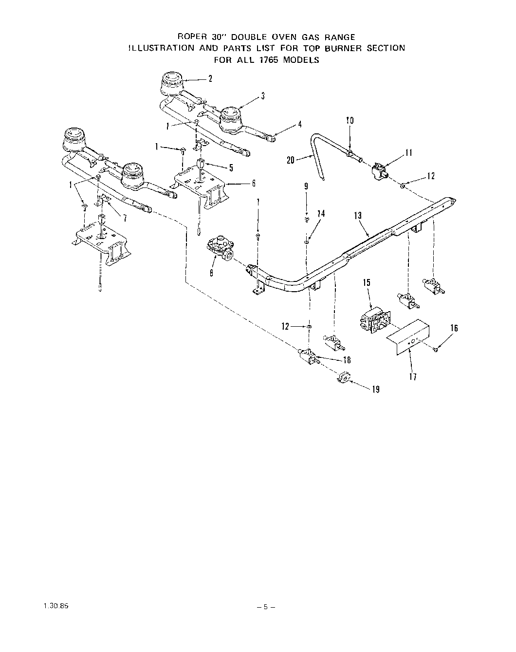 05 - BROILER AND OVEN BURNER