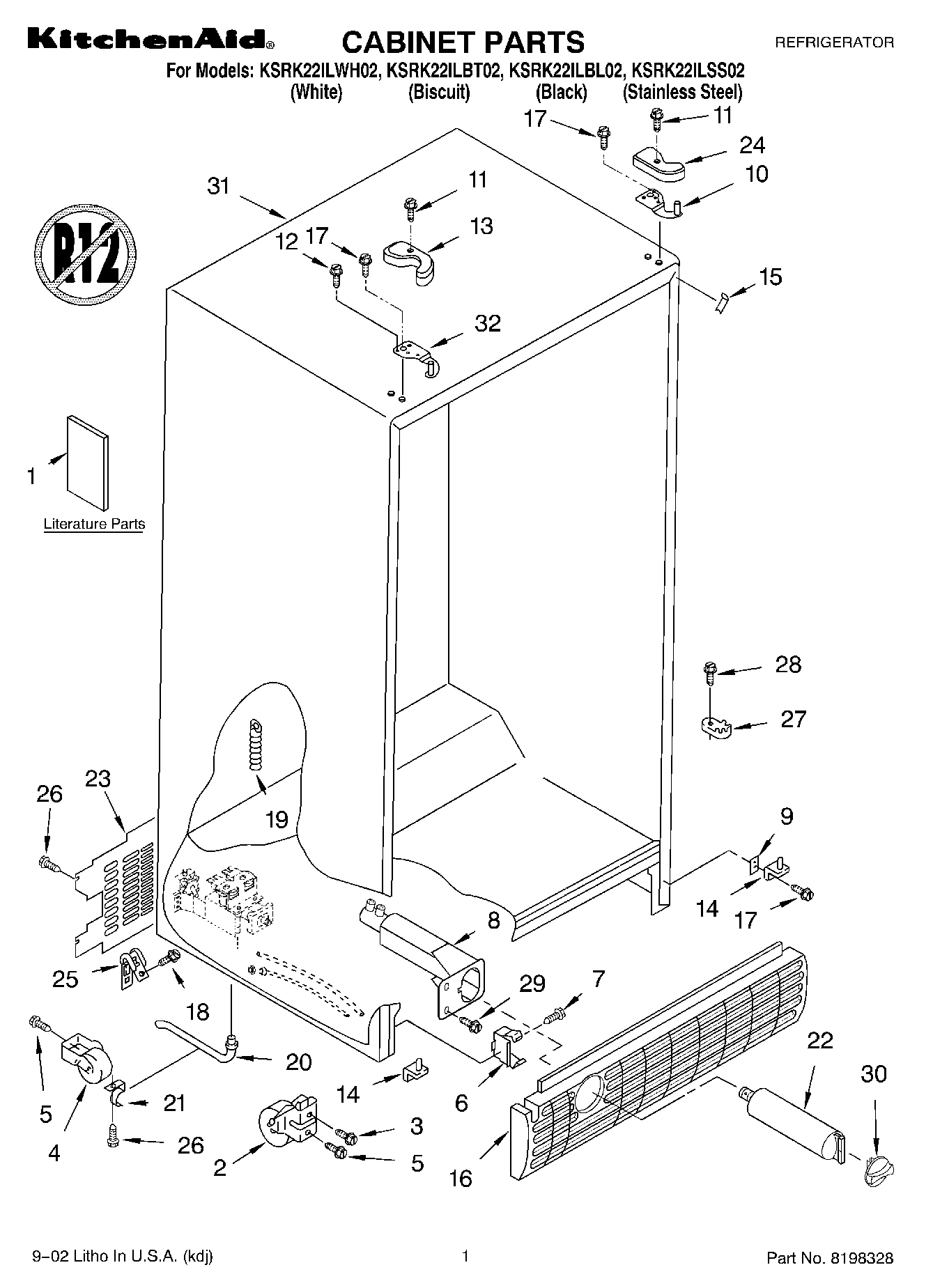 01 - CABINET, LITERATURE