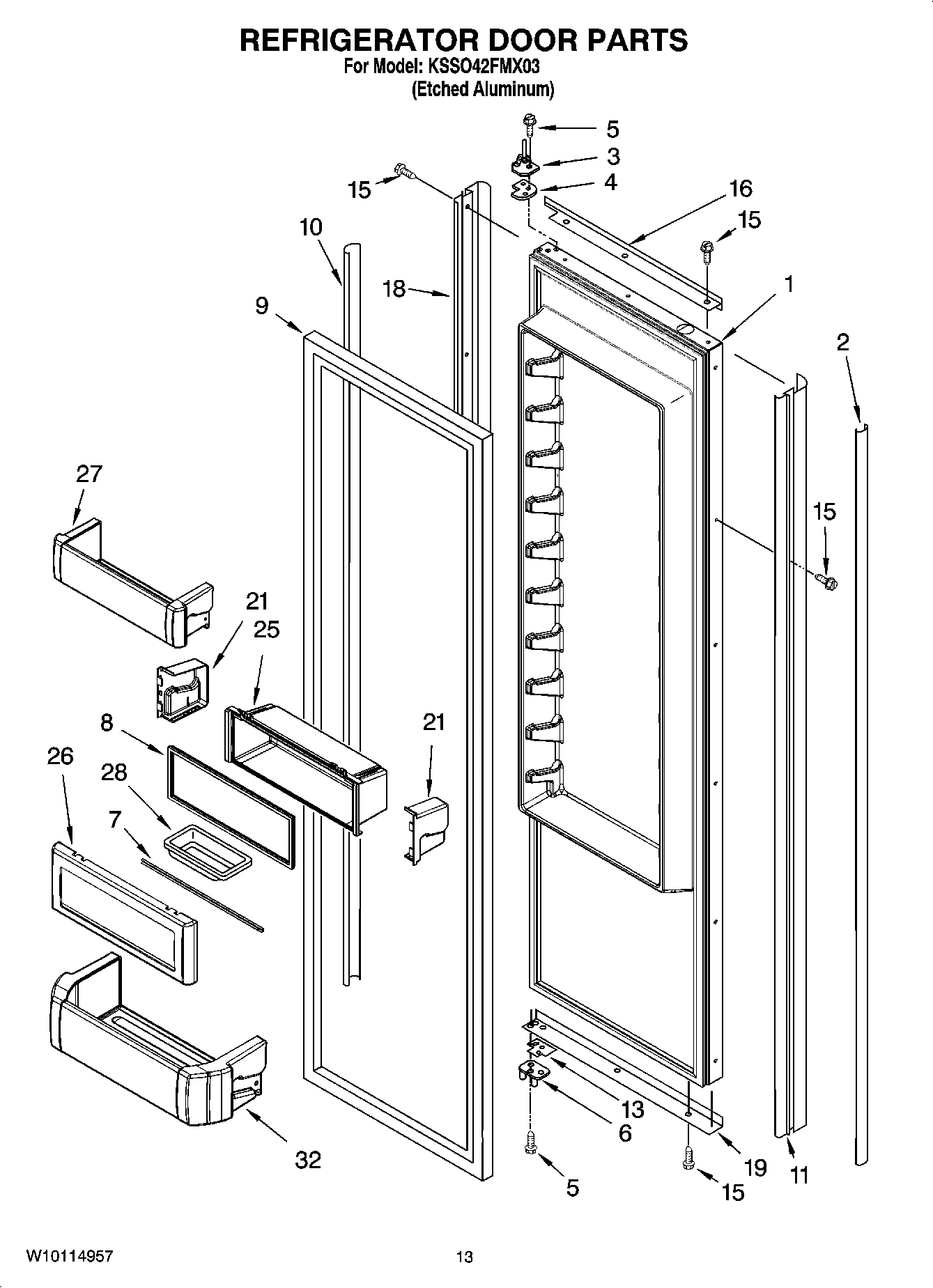 09 - REFRIGERATOR DOOR PARTS