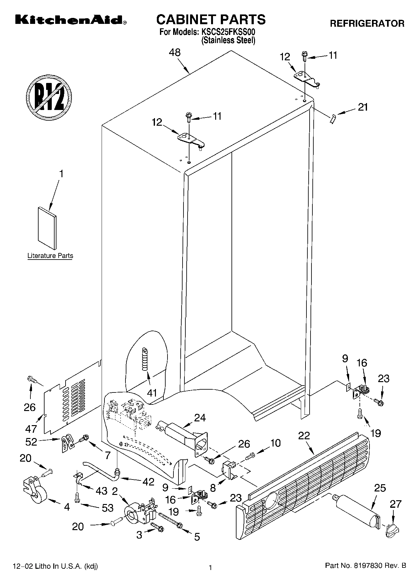 01 - CABINET PARTS