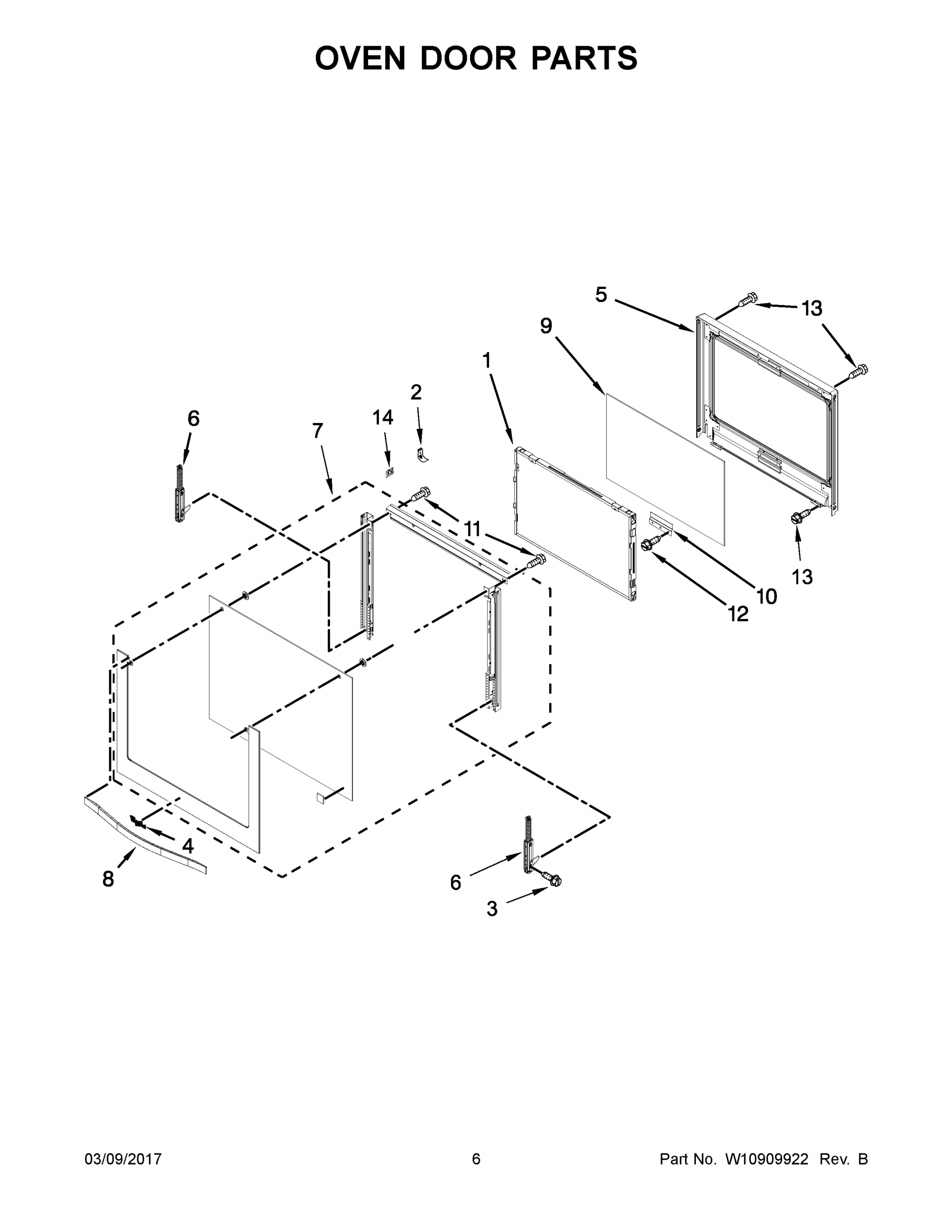 04 - OVEN DOOR PARTS