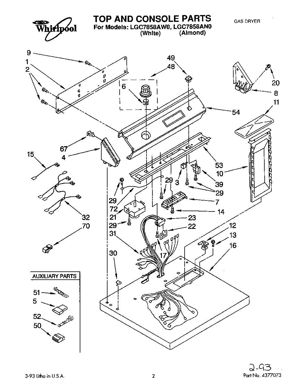 01 - TOP AND CABINET, LIT/OPTIONAL