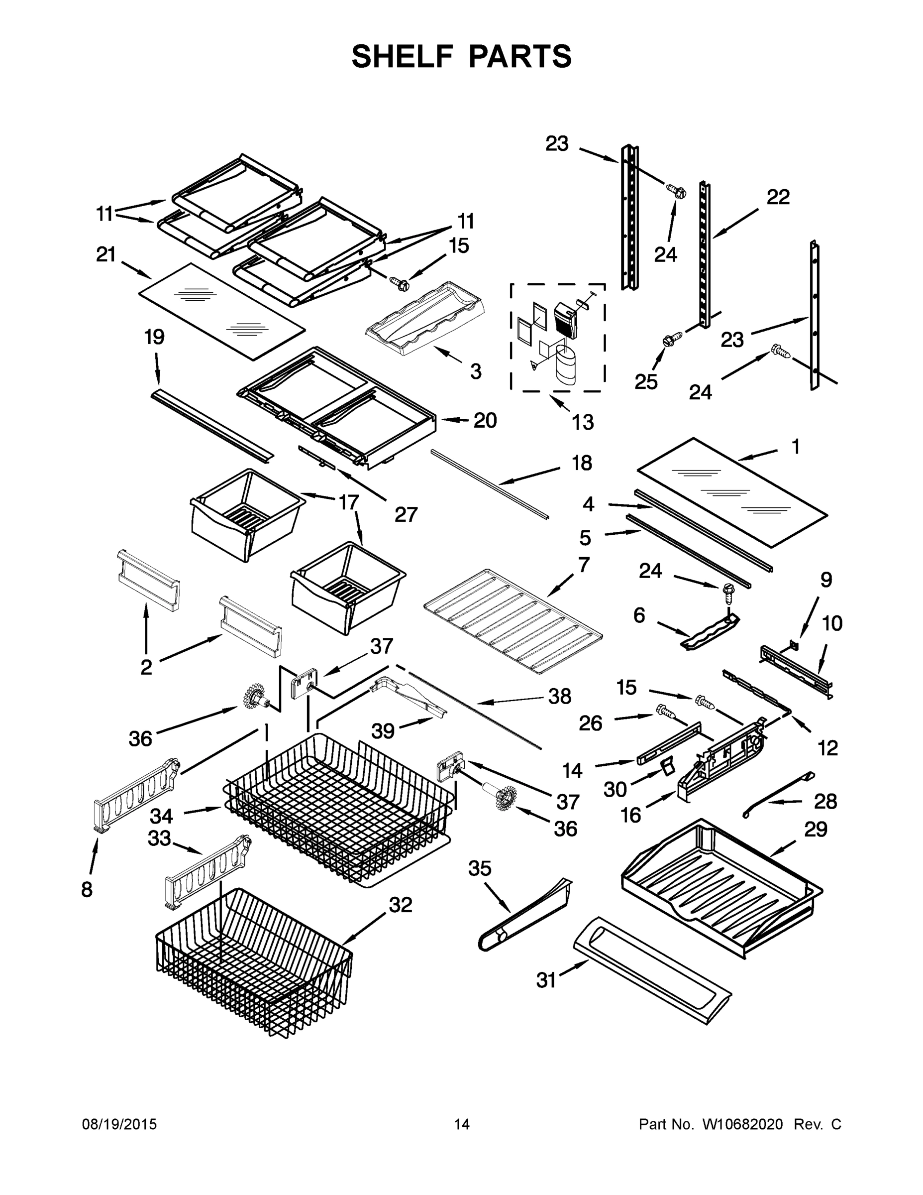 08 - SHELF PARTS