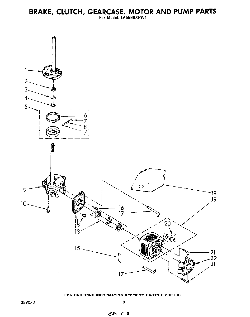 06 - BRAKE, CLUTCH, GEARCASE, MOTOR AND PUMP