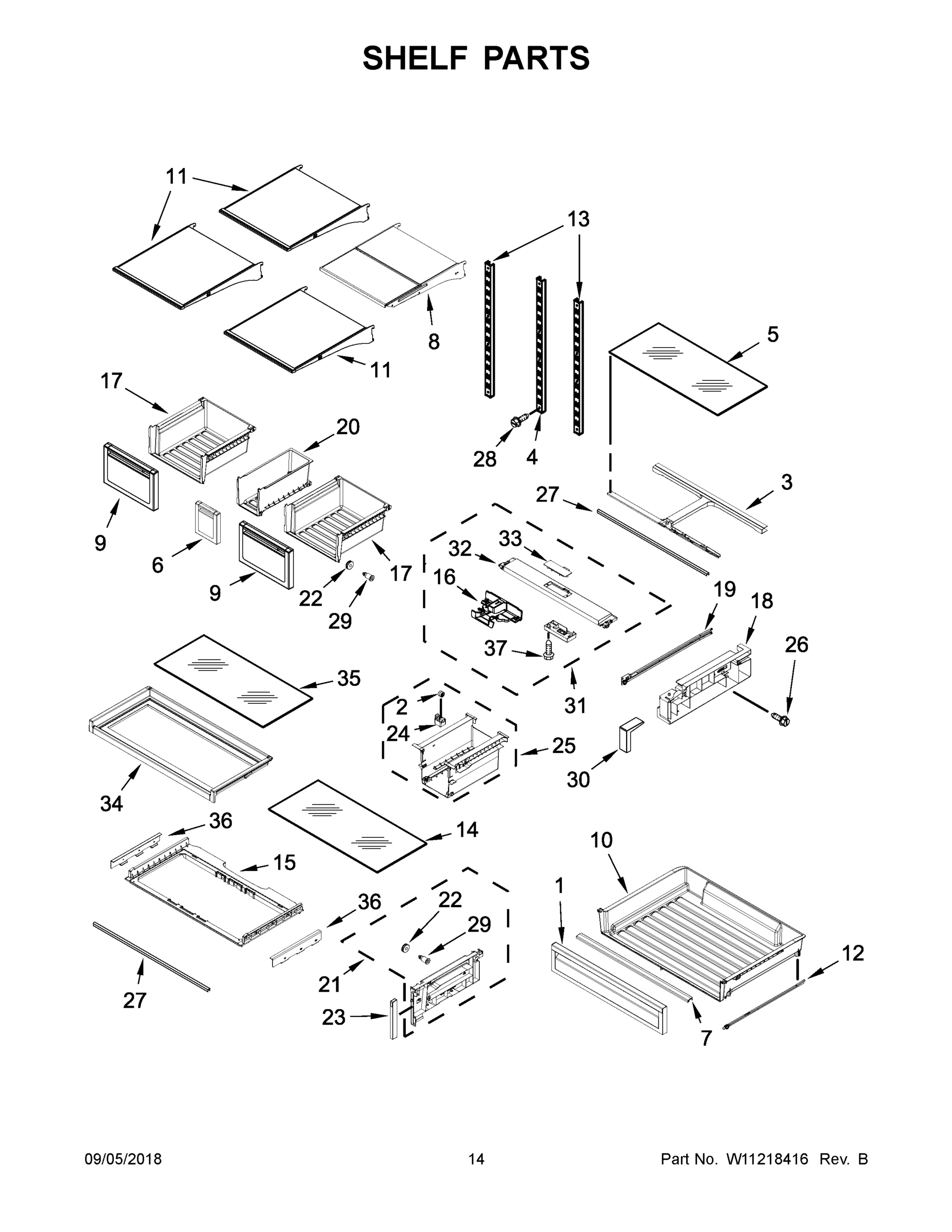 08 - SHELF PARTS