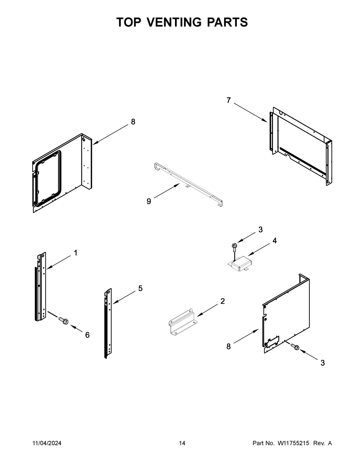 08 - TOP VENTING PARTS