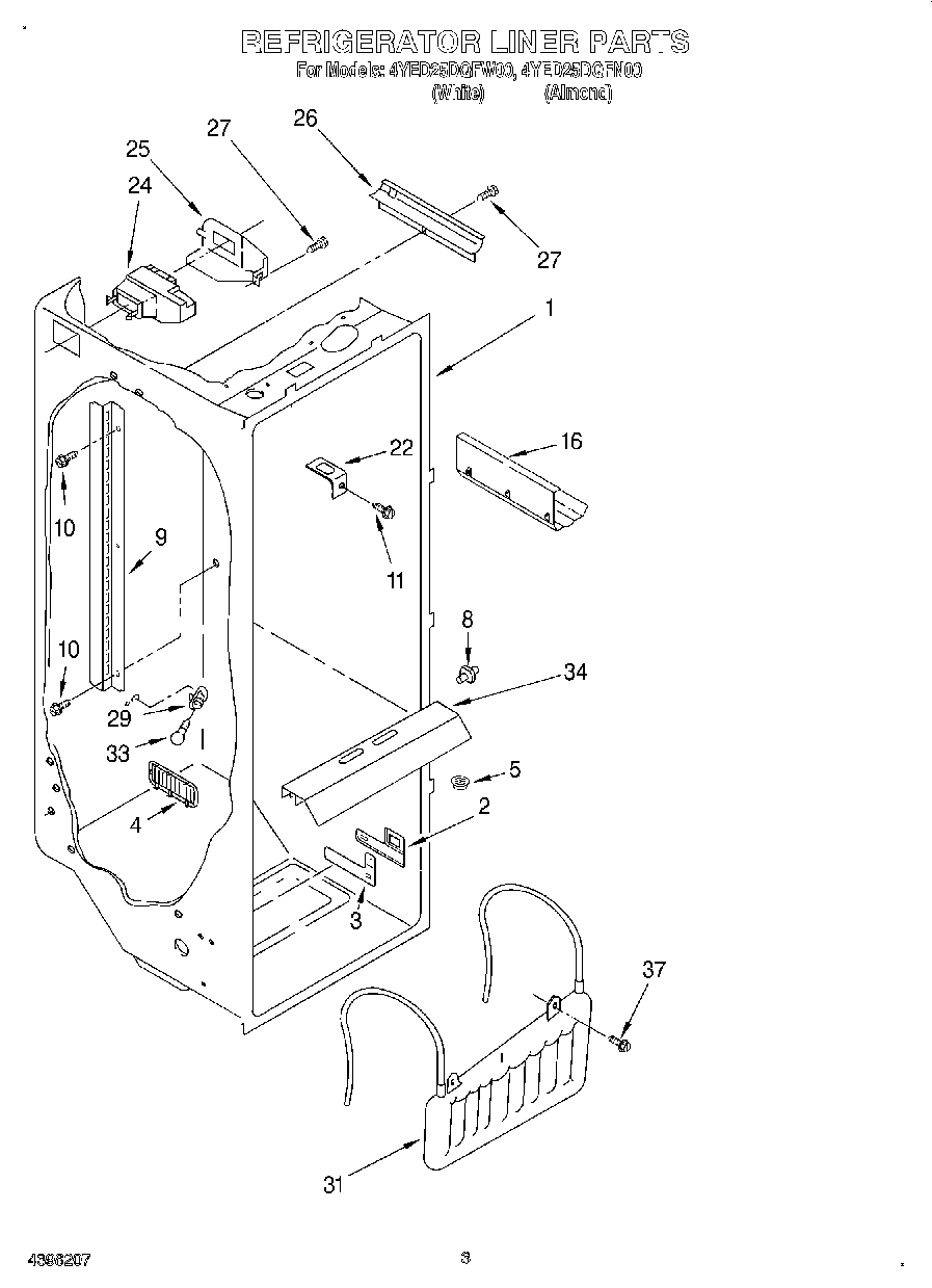02 - REFRIGERATOR LINER