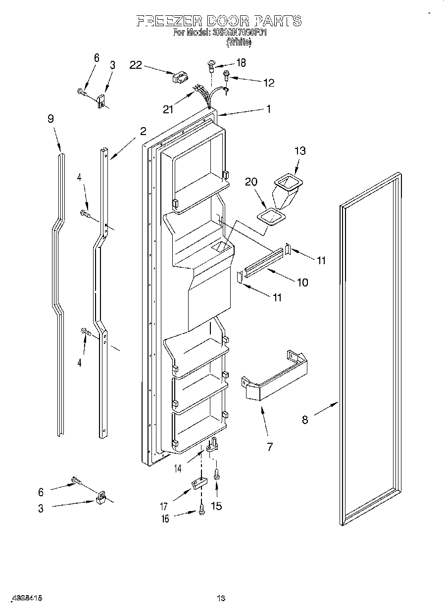 08 - FREEZER DOOR