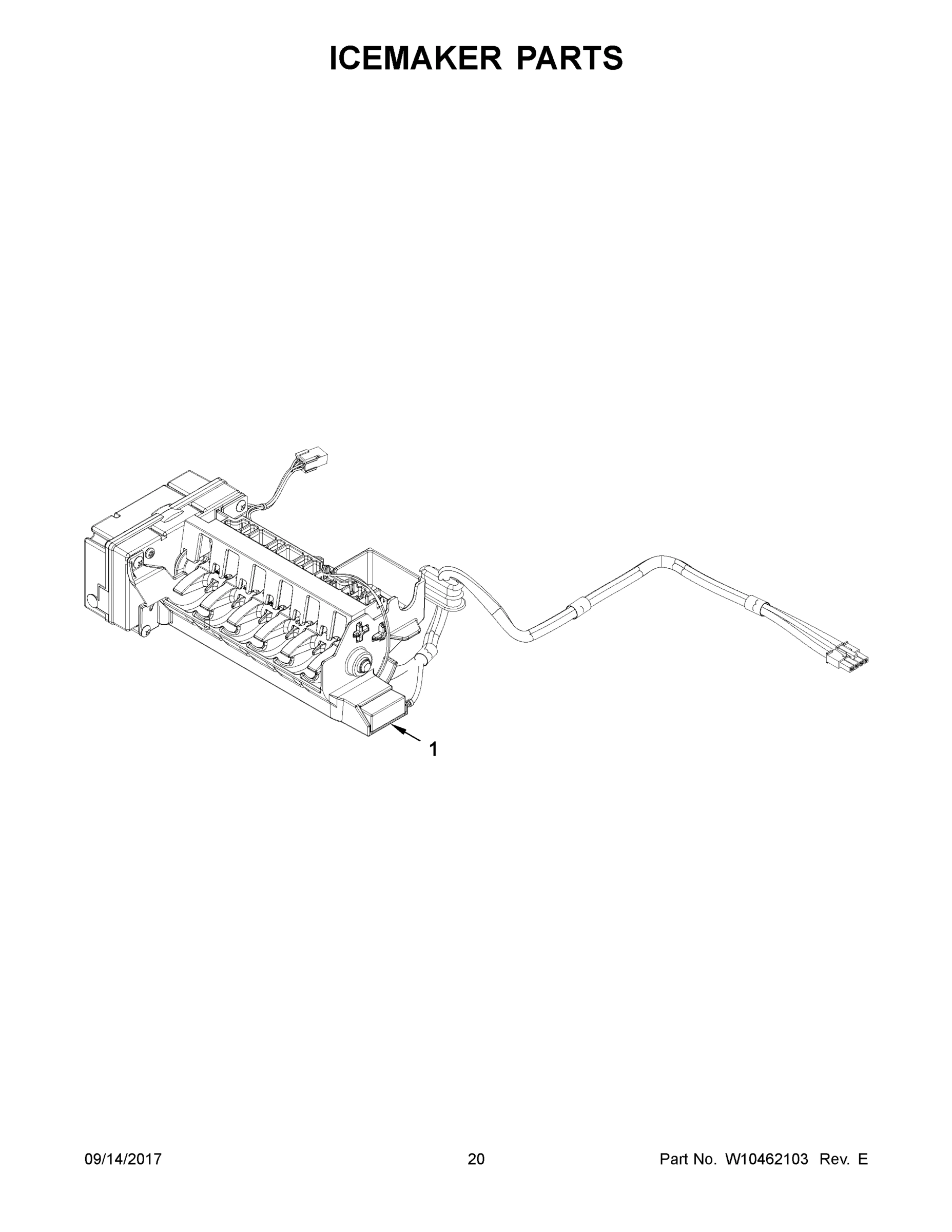 11 - ICEMAKER PARTS