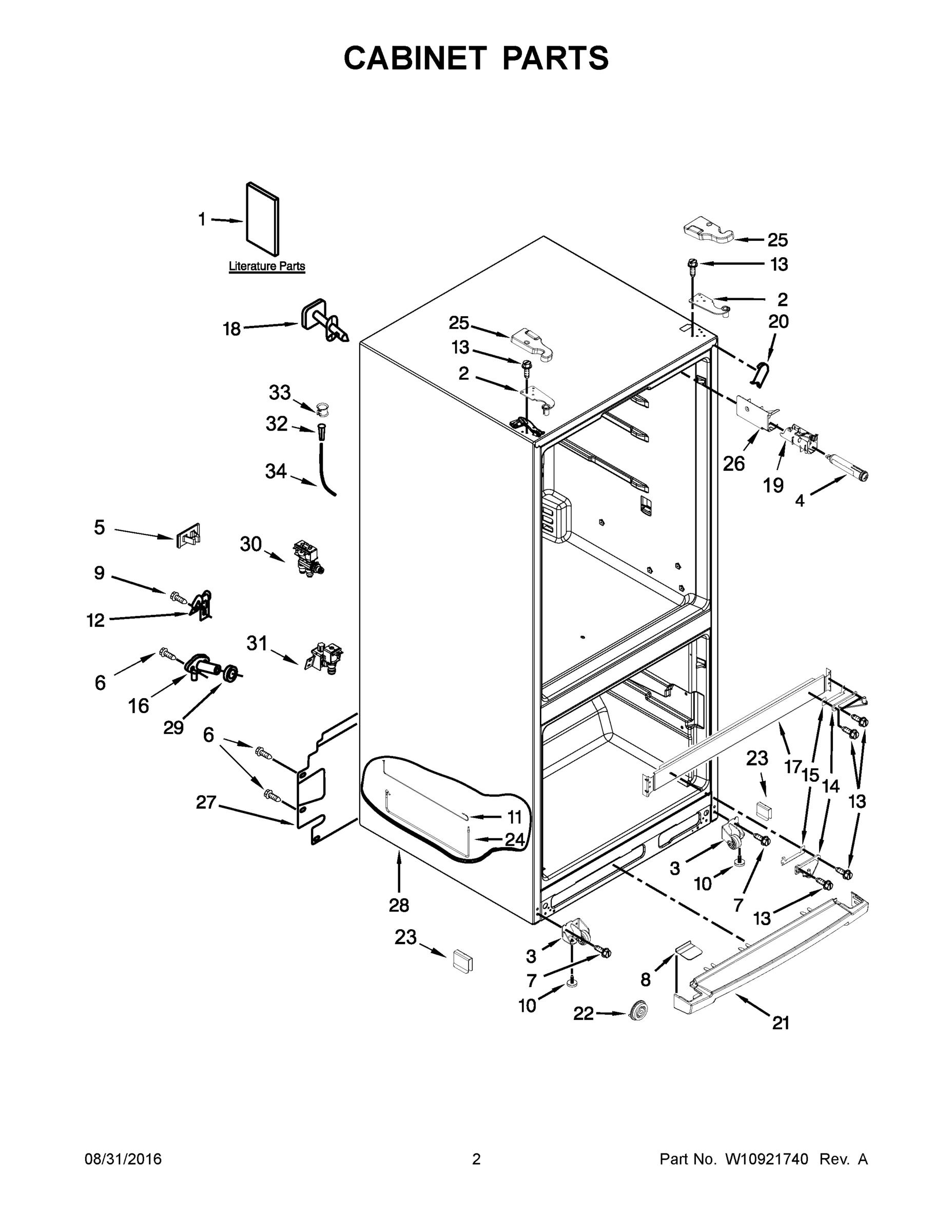 02 - CABINET PARTS