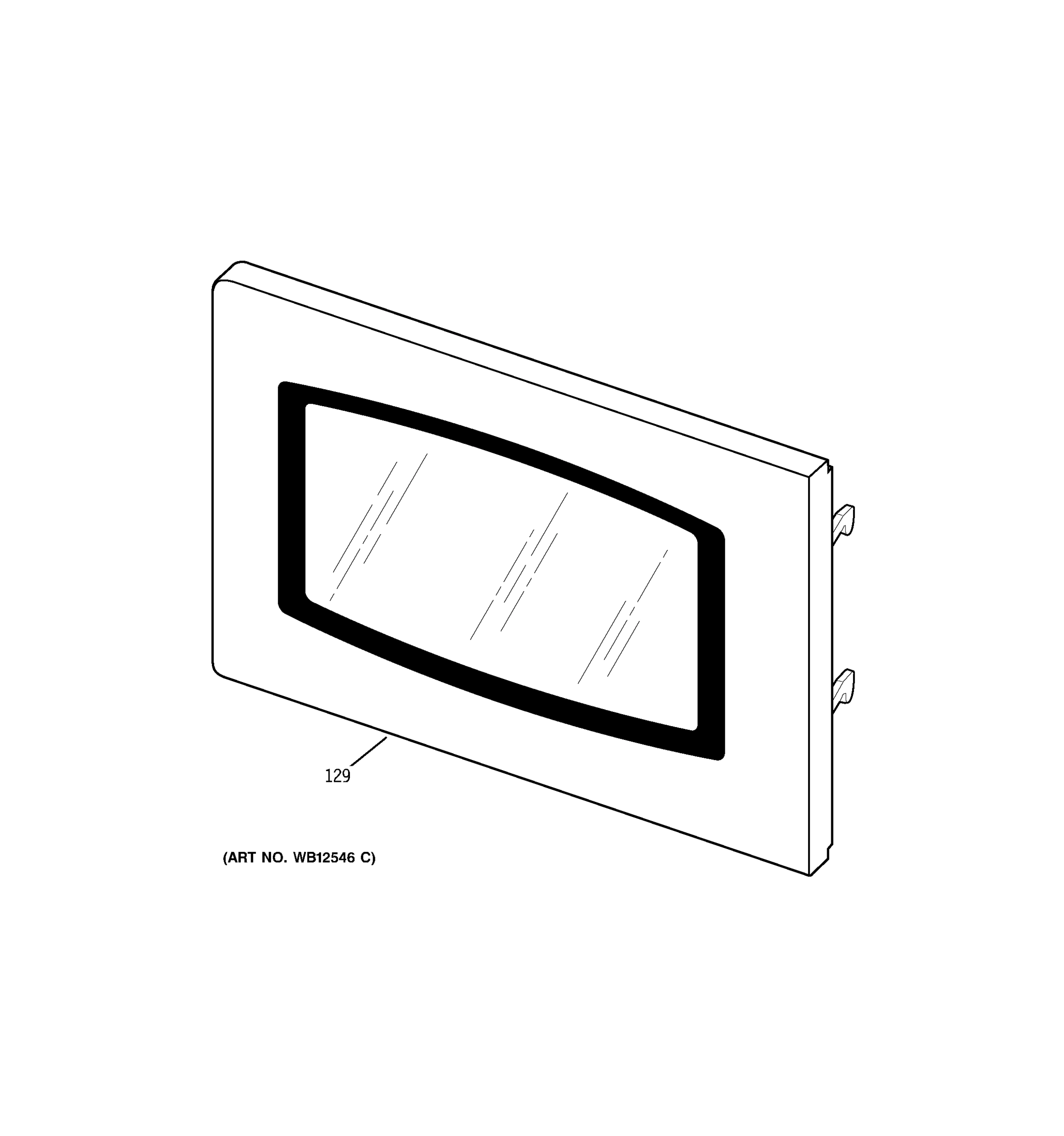 MICROWAVE DOOR
