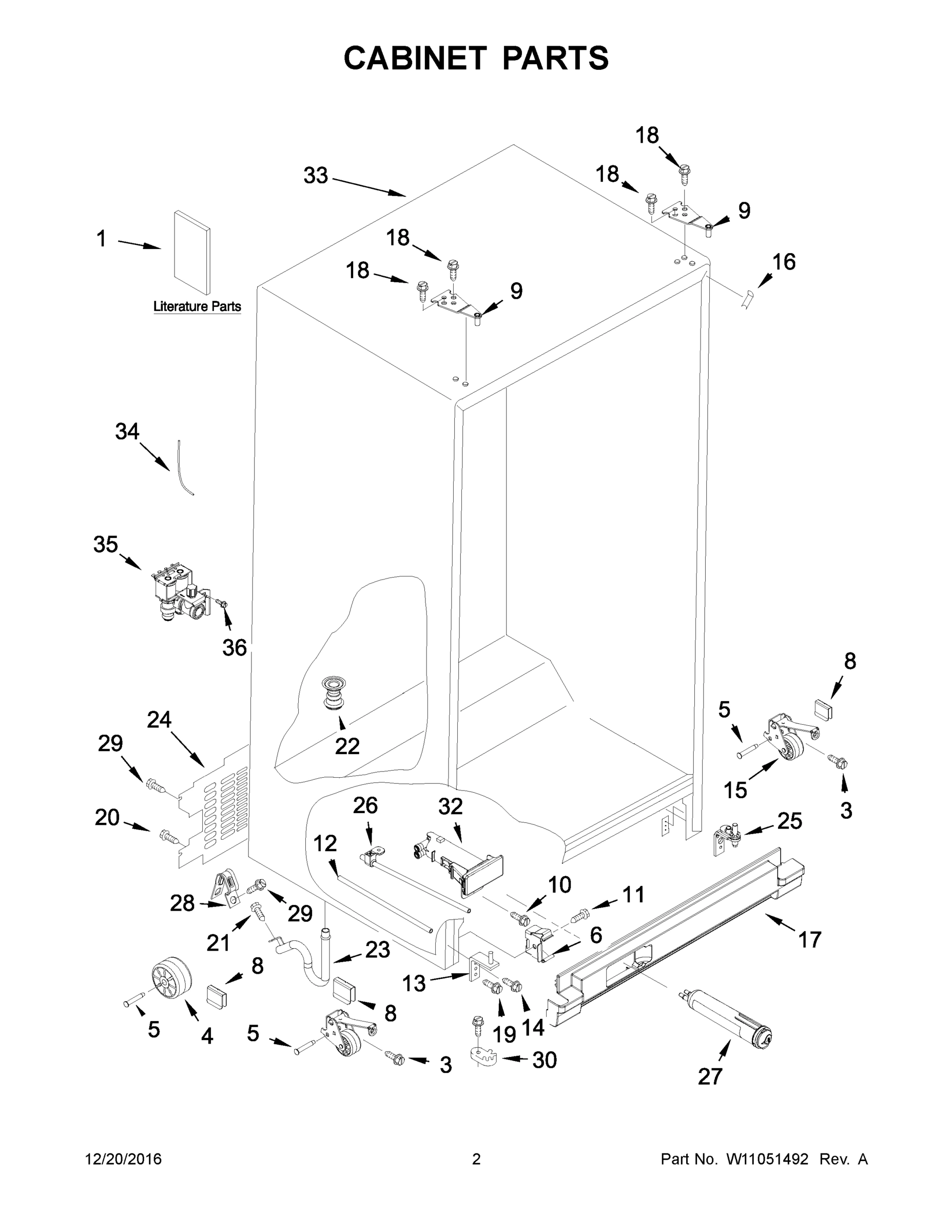 02 - CABINET PARTS