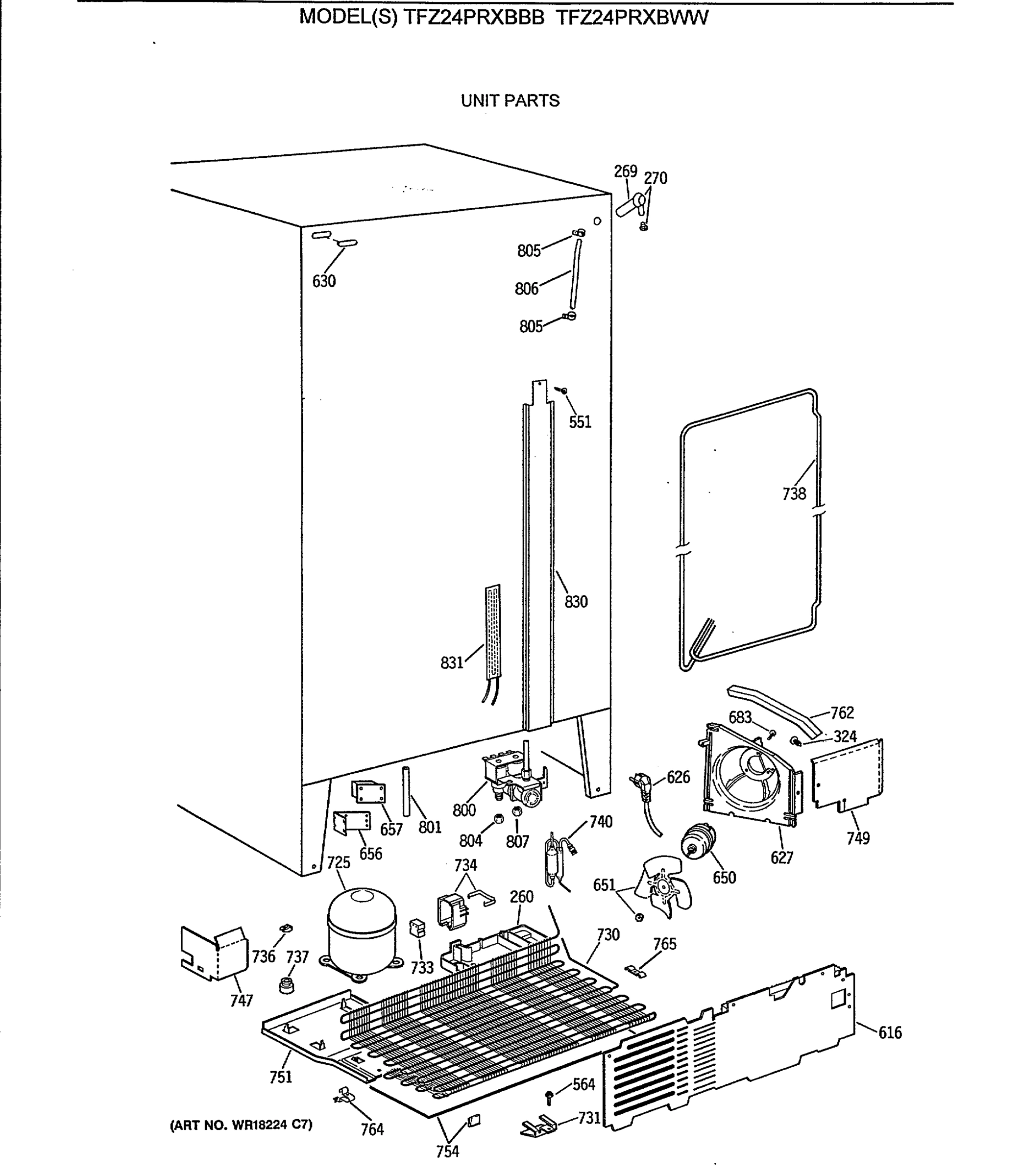 UNIT PARTS