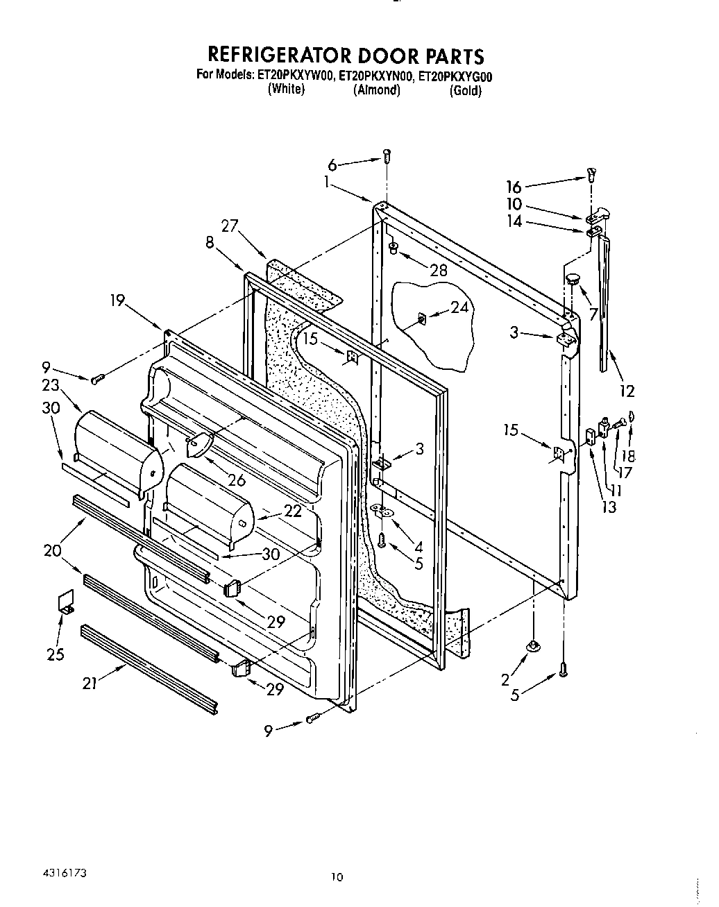 08 - REFRIGERATOR DOOR, LIT/OPTIONAL
