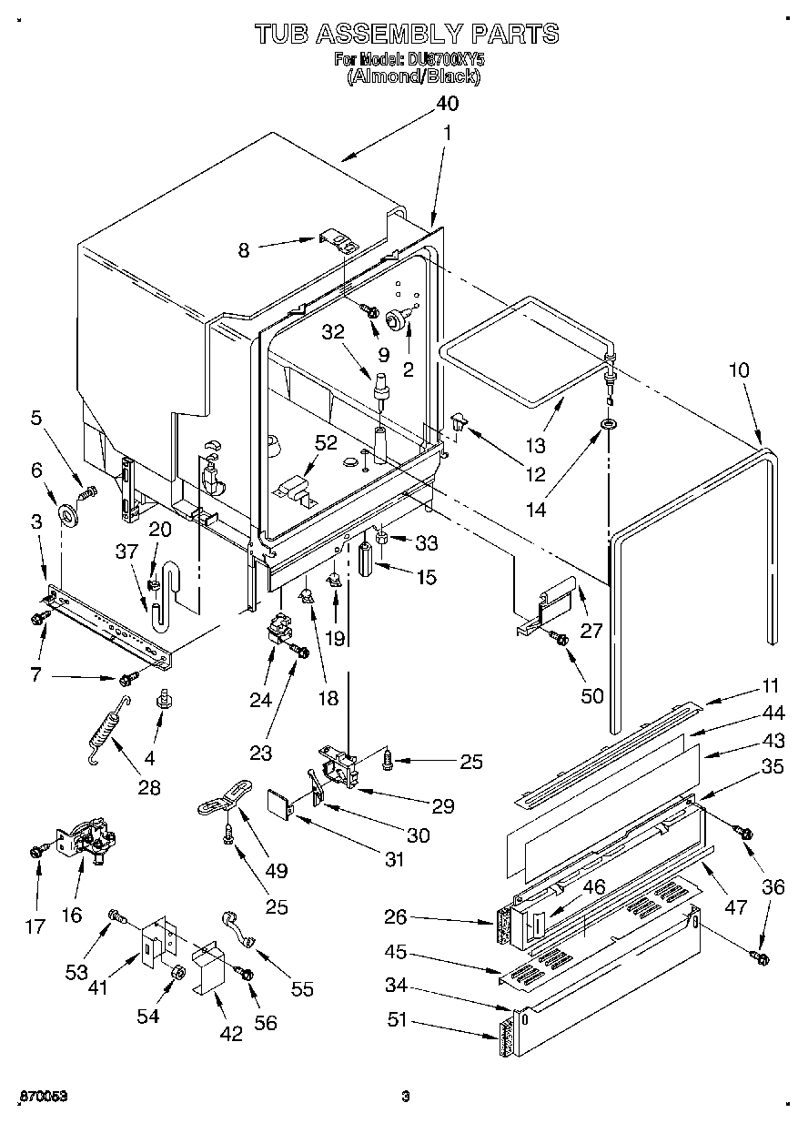 03 - TUB ASSEMBLY