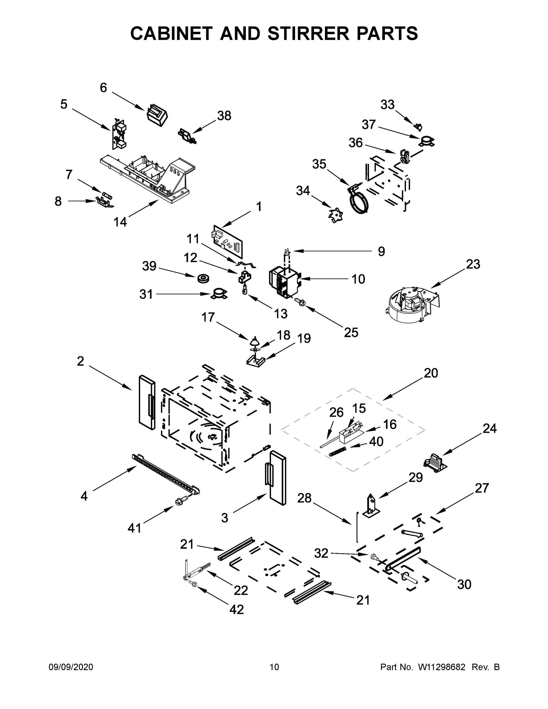 06 - CABINET AND STIRRER PARTS