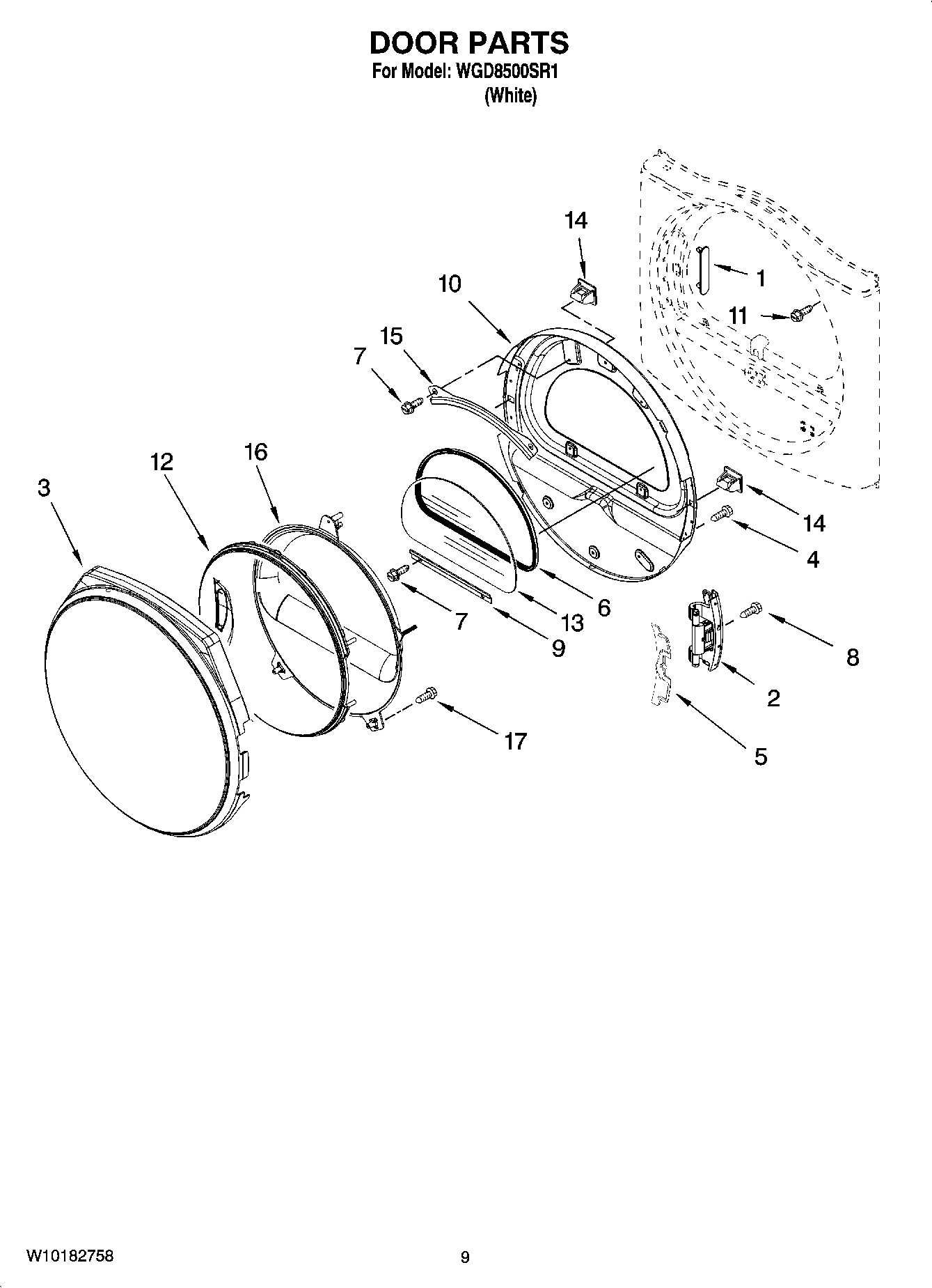 05 - DOOR PARTS, OPTIONAL PARTS (NOT INCLUDED)
