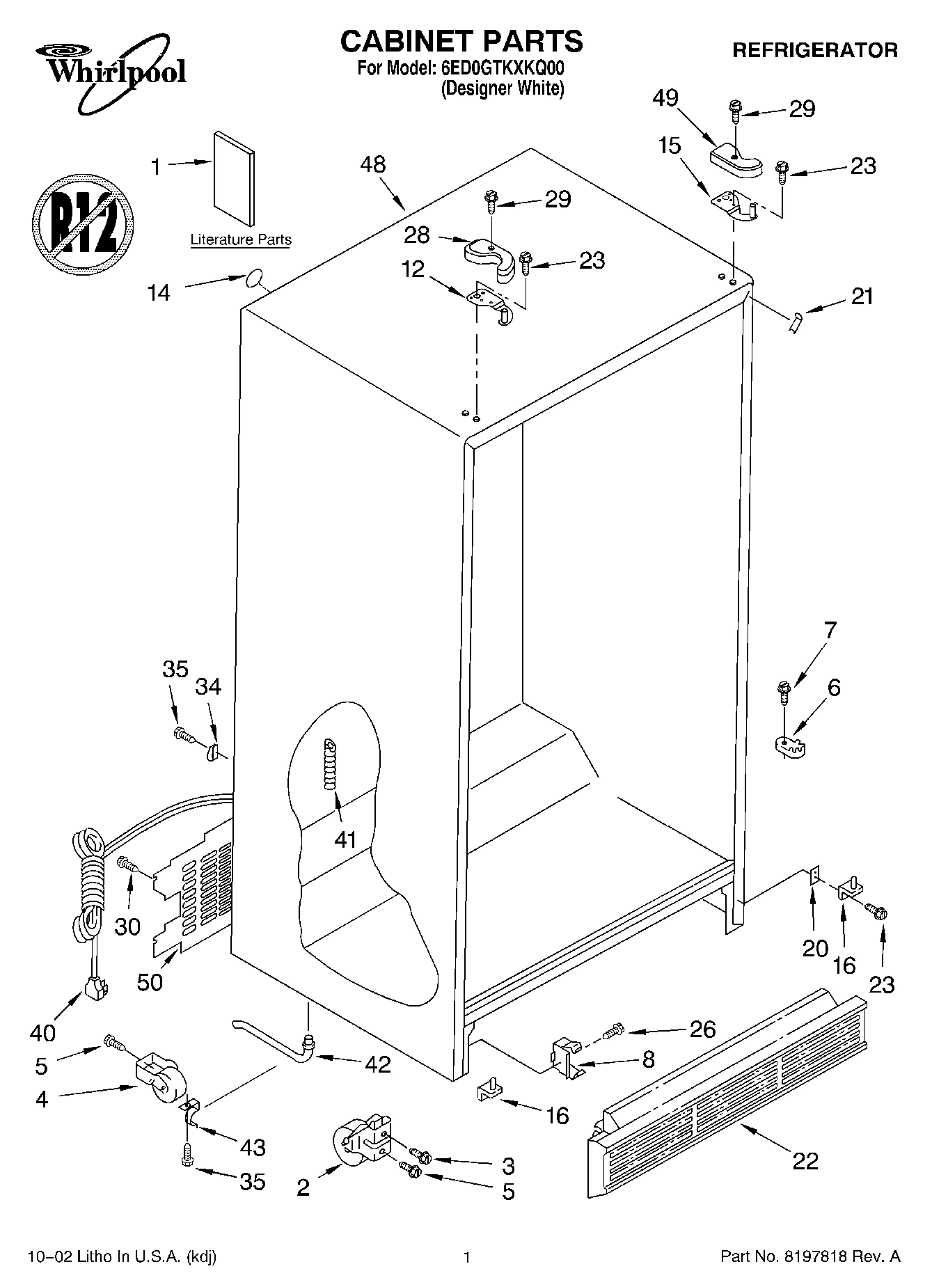 01 - CABINET, LITERATURE