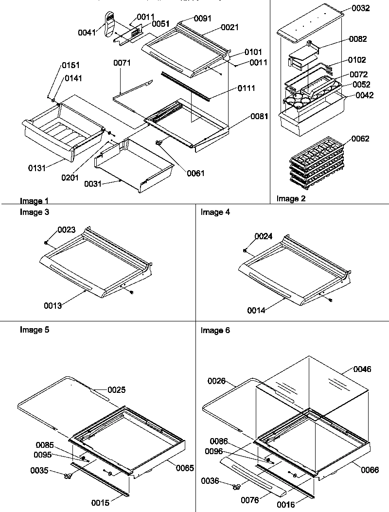 11 - SHELVES, DELI, CRISPER ASSEMBLIES, & ACS