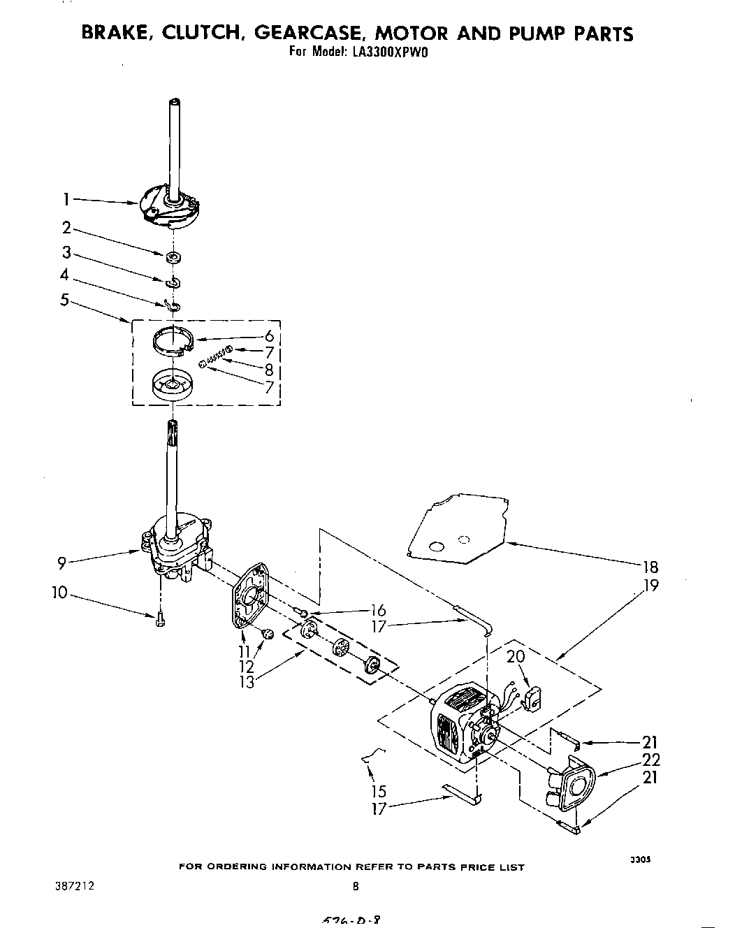 06 - BRAKE, CLUTCH, GEARCASE, MOTOR AND PUMP