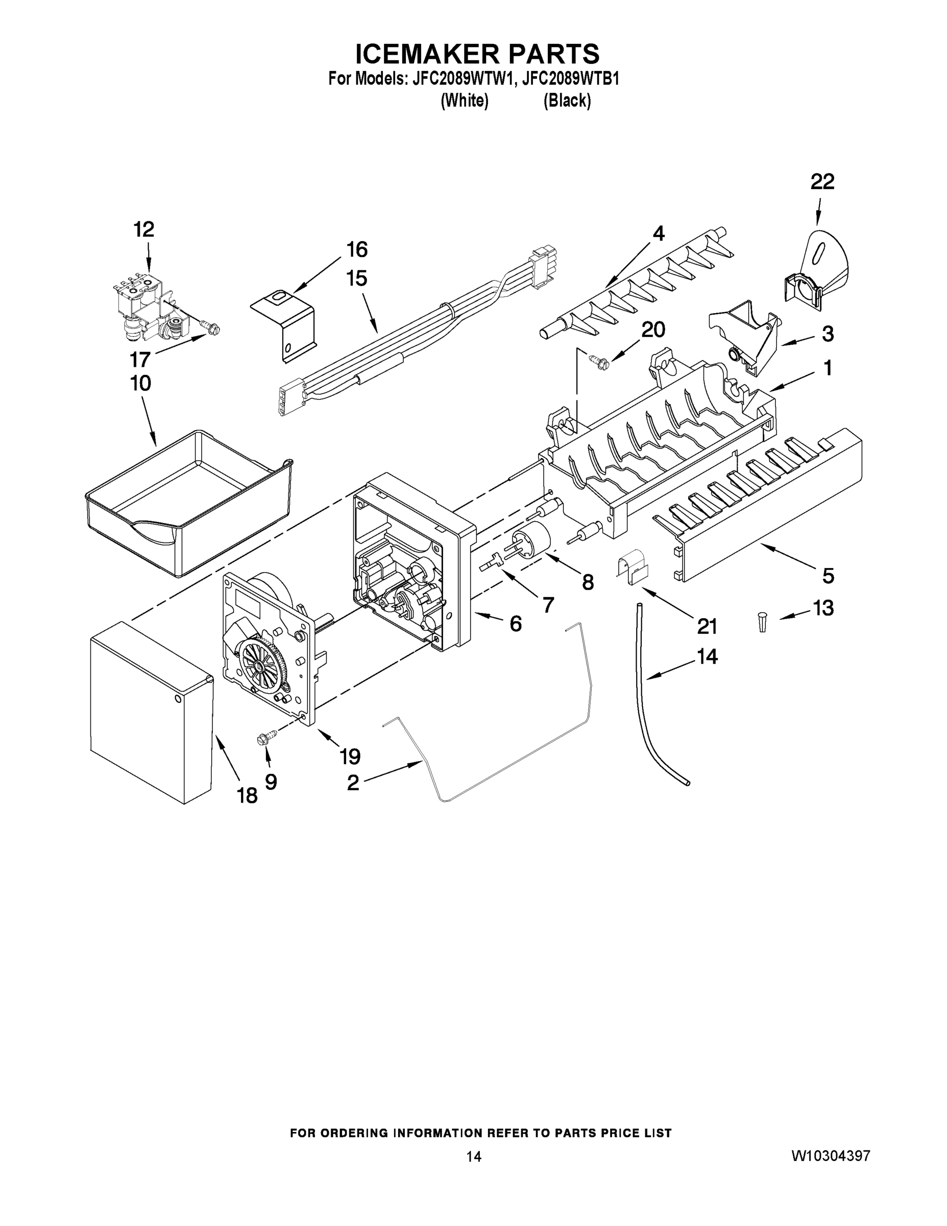 08 - ICEMAKER PARTS